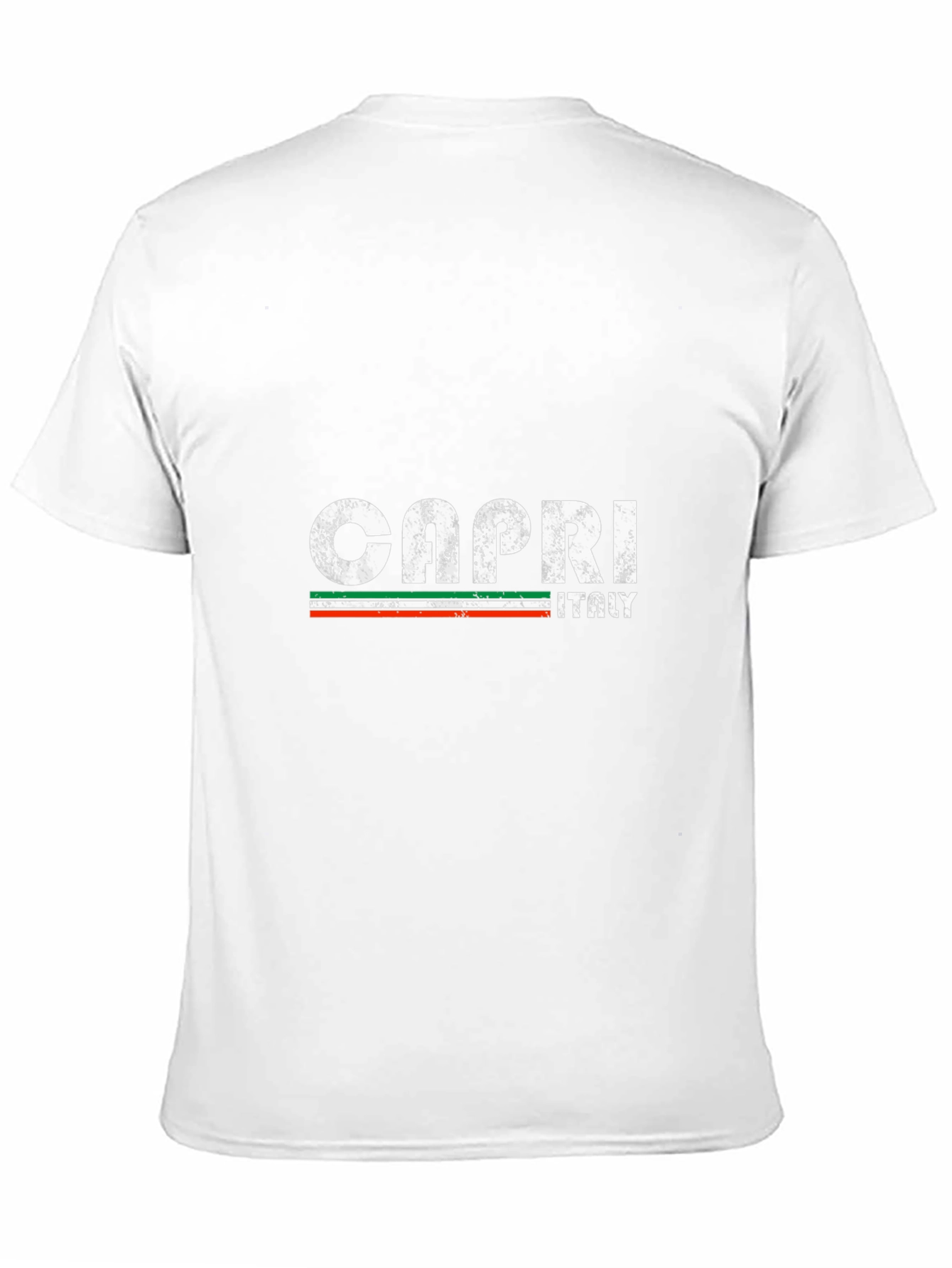Capri Italy Graphic T-Shirt - Distressed Print
