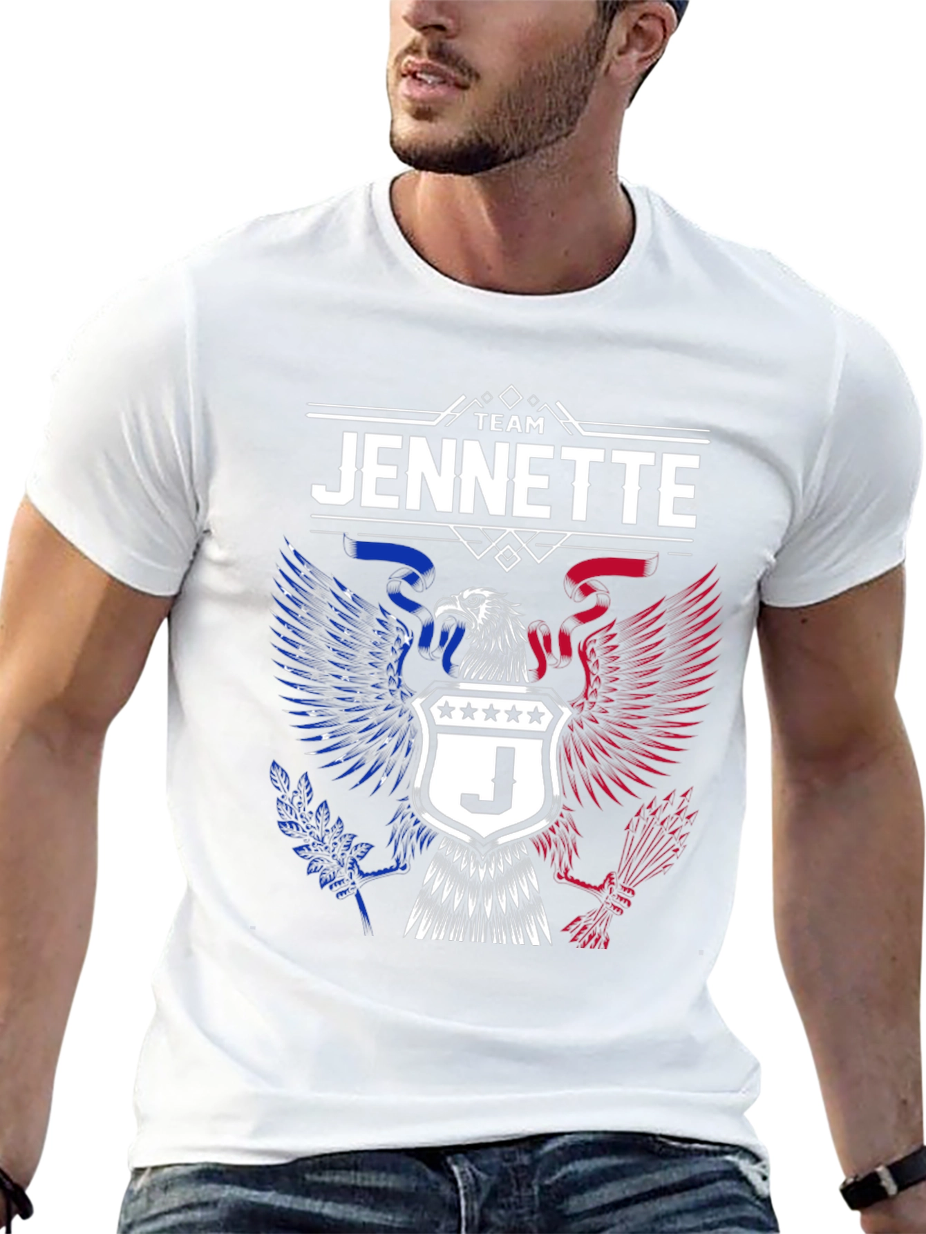 Team Jennette Eagle Graphic T-Shirt