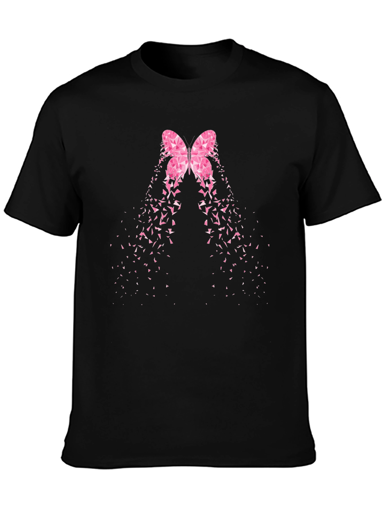 Butterfly Effect Graphic Tee - Trendy Black T-Shirt