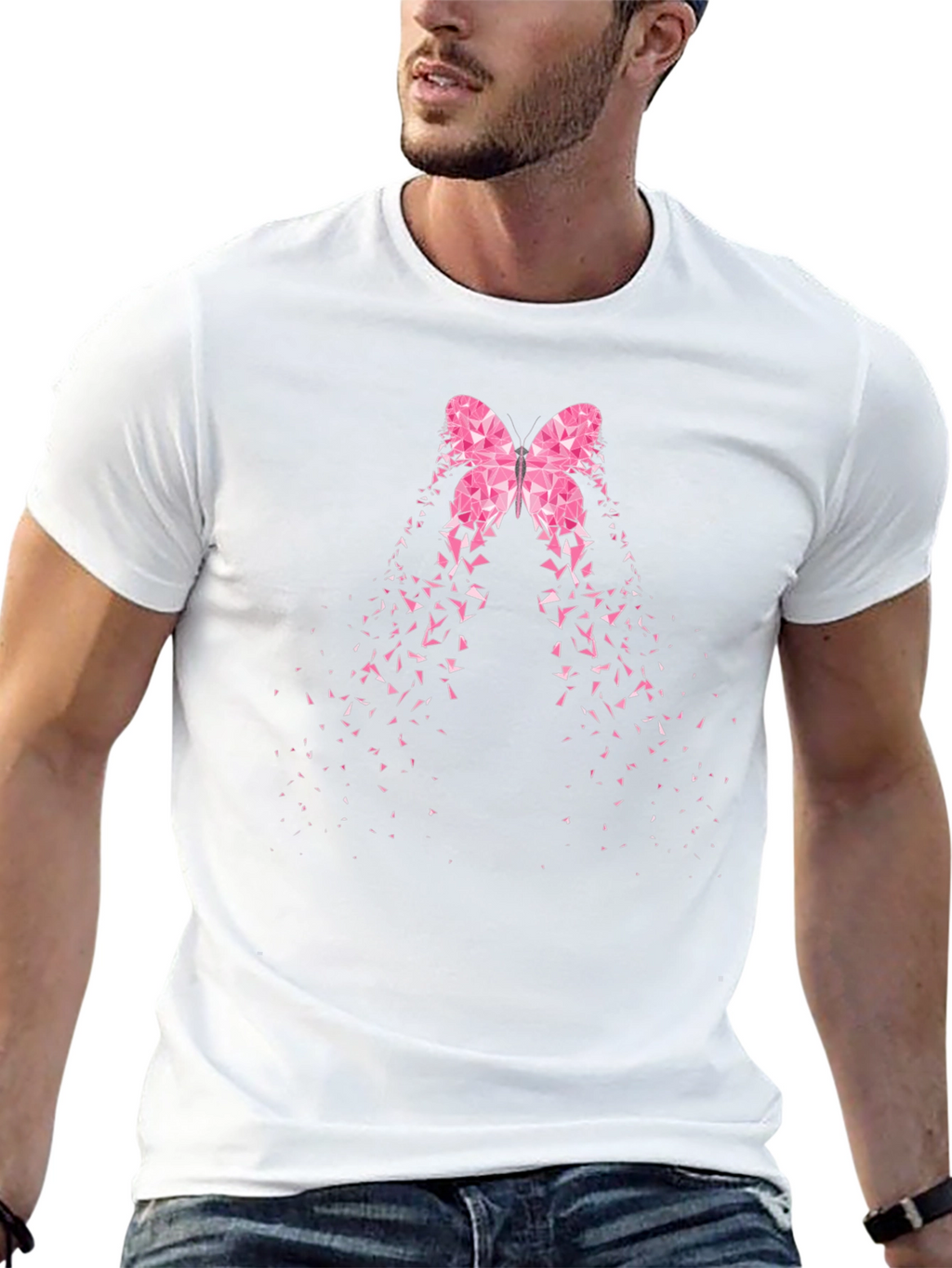 Butterfly Effect Graphic Tee - Trendy Black T-Shirt