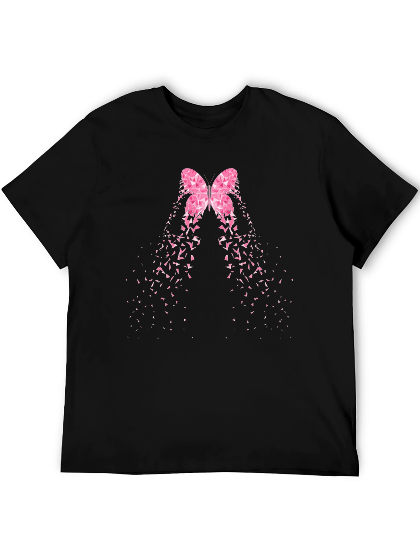 Butterfly Effect Graphic Tee - Trendy Black T-Shirt