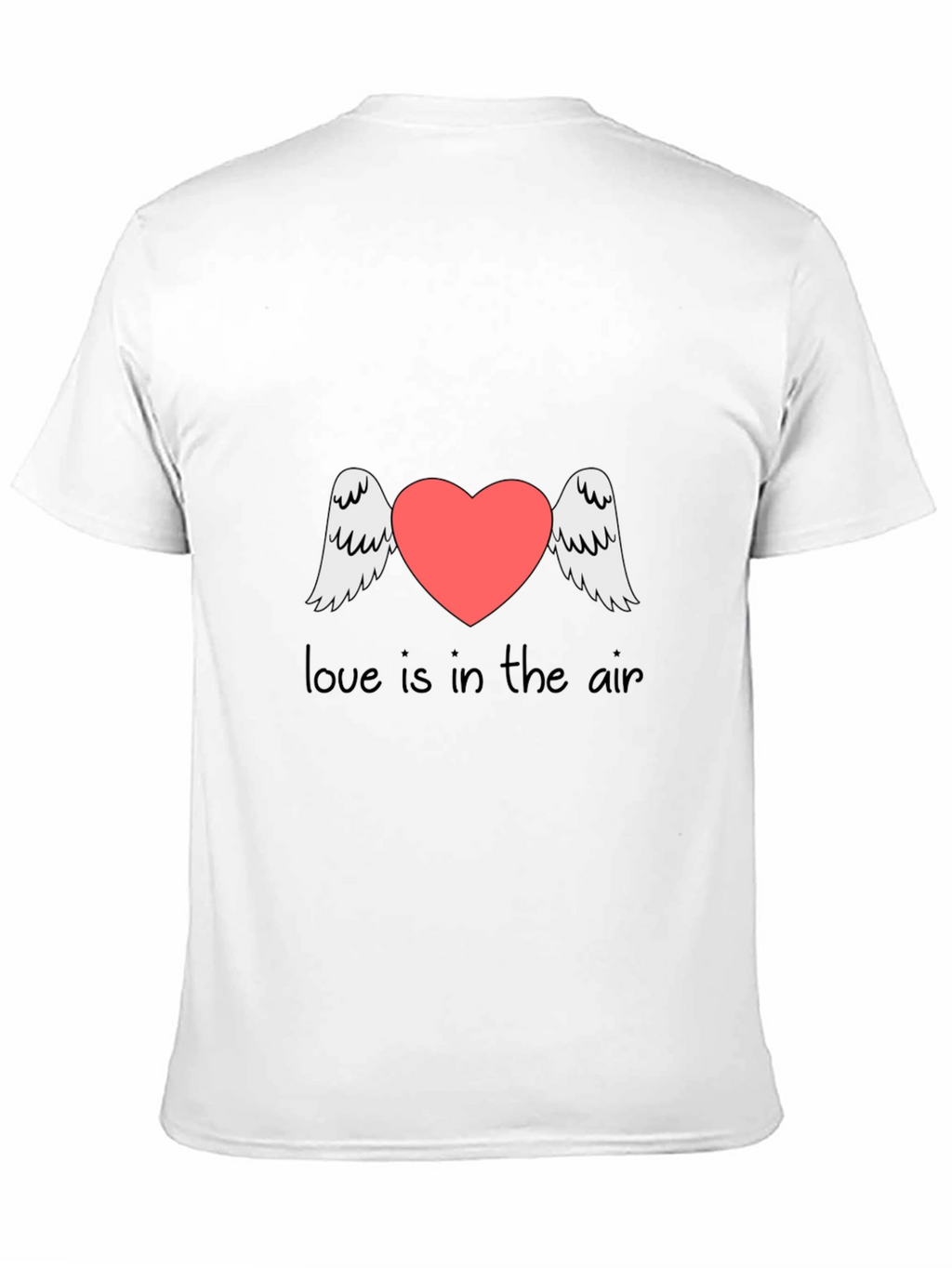 Love is in the Air Graphic Tee - Black