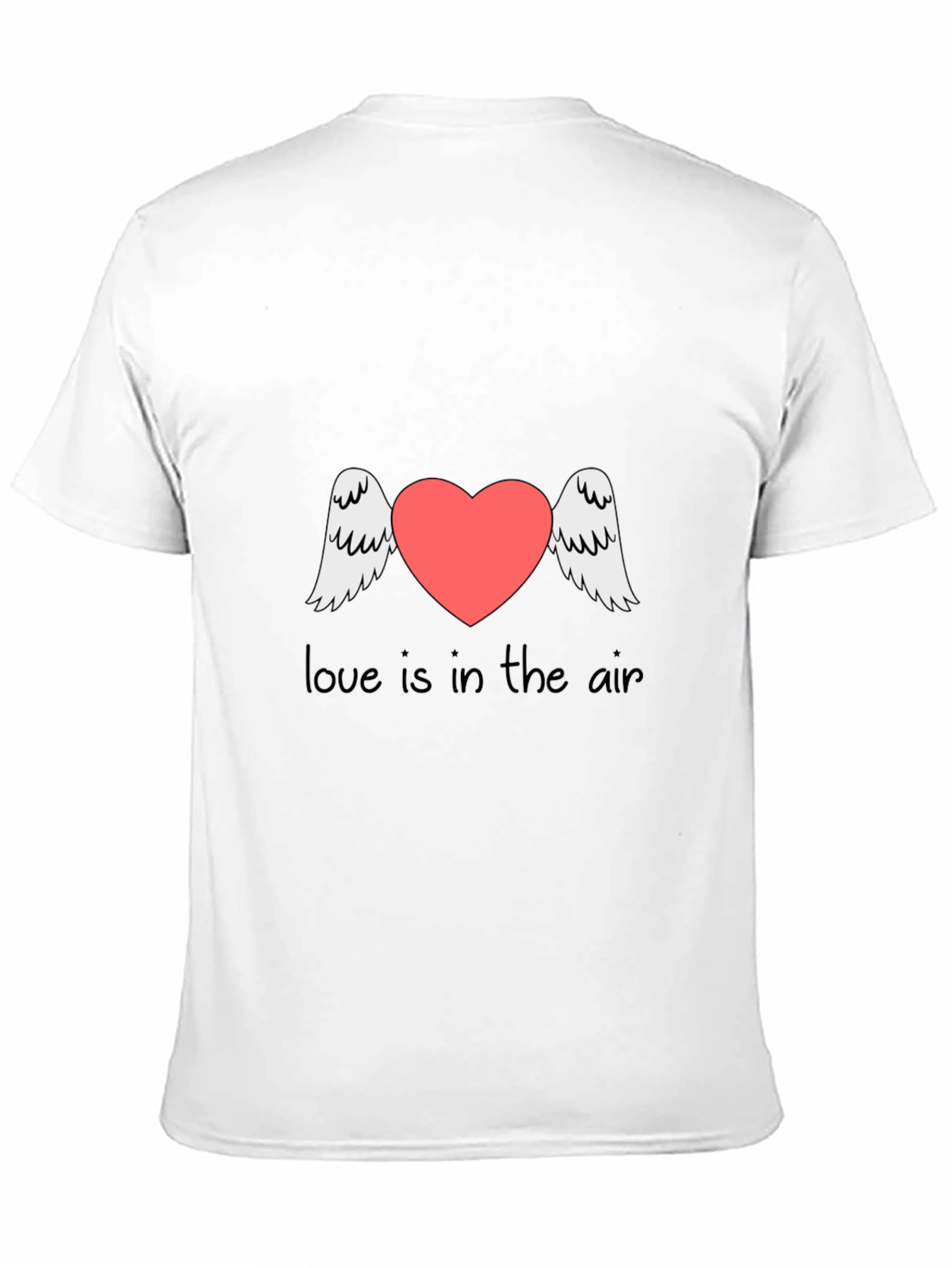Love is in the Air Graphic Tee - Black