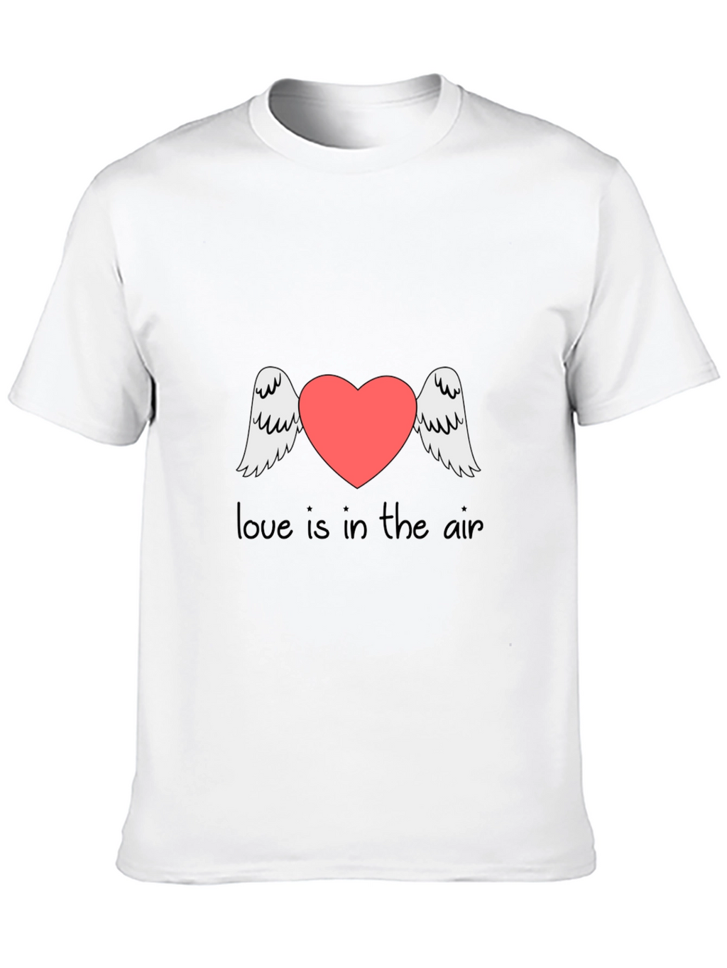 Love is in the Air Graphic Tee - Black
