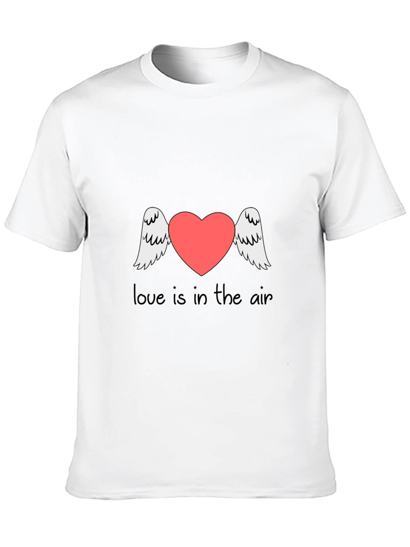 Love is in the Air Graphic Tee - Black