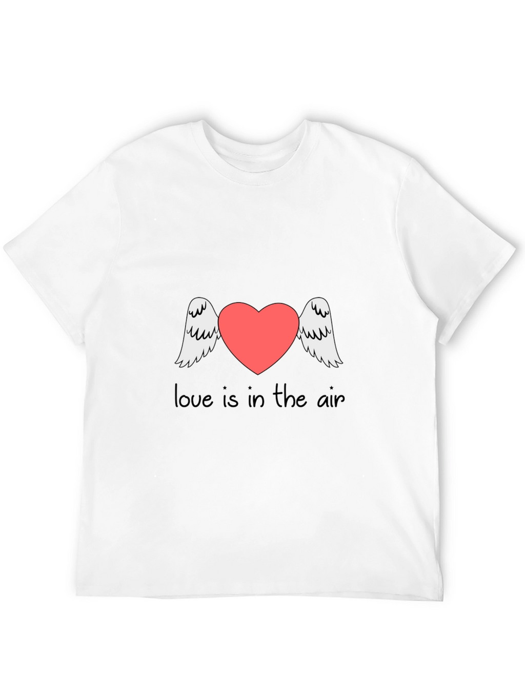 Love is in the Air Graphic Tee - Black