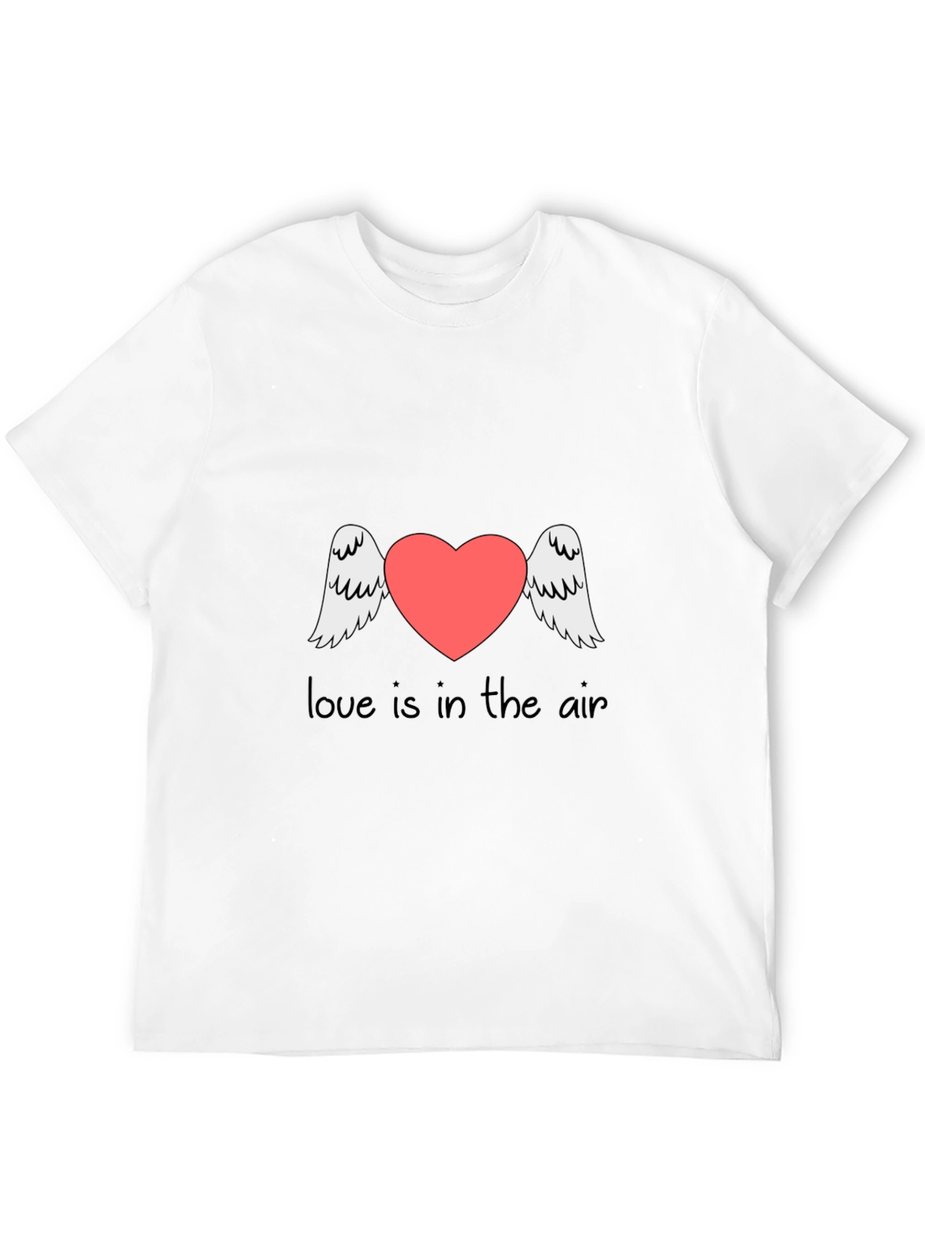 Love is in the Air Graphic Tee - Black
