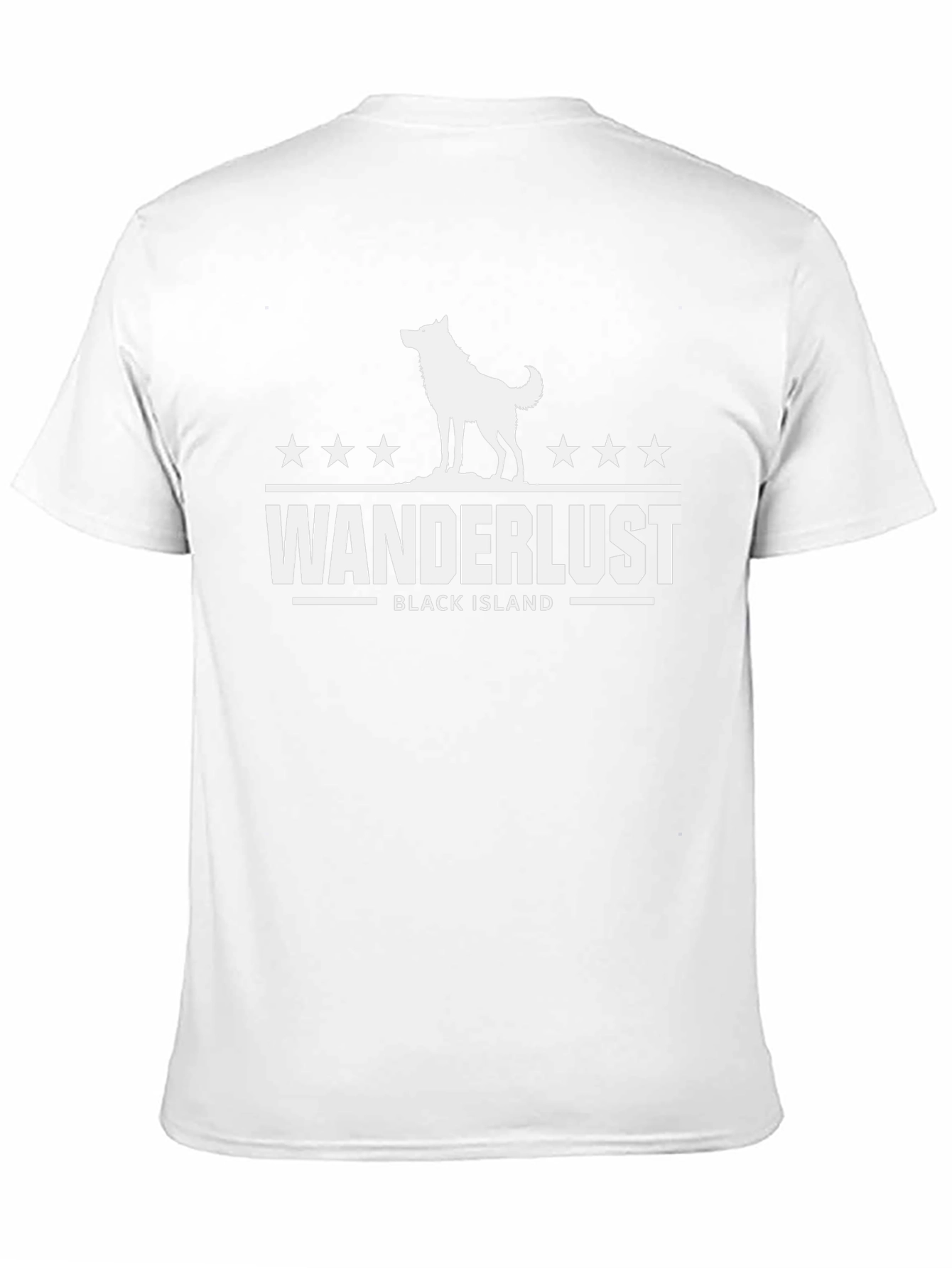 Wanderlust Black Island Graphic Tee