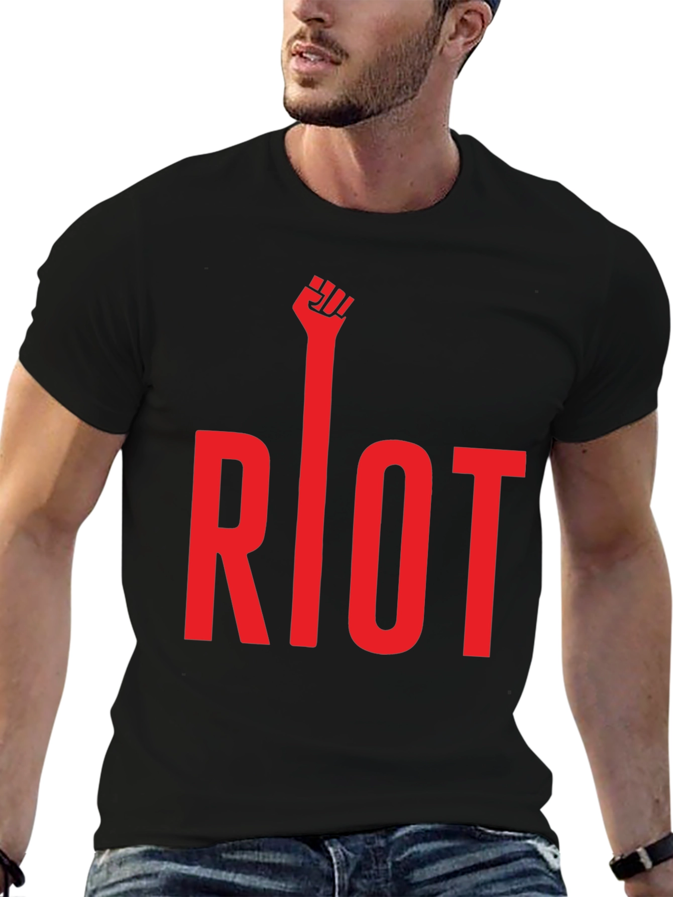 Riot Fist T-Shirt - Bold Statement Tee