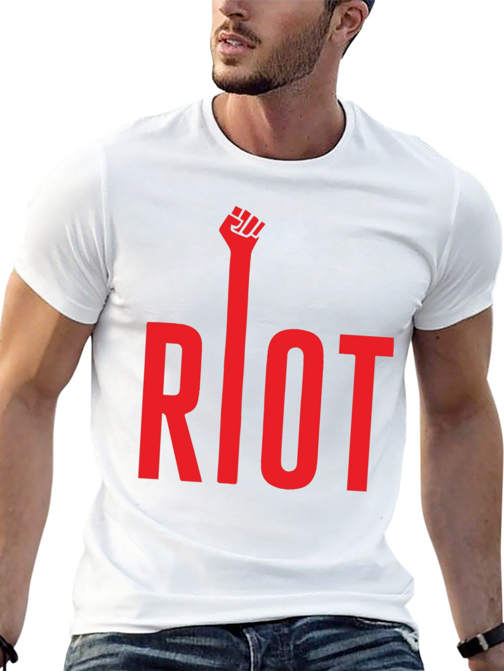 Riot Fist T-Shirt - Bold Statement Tee