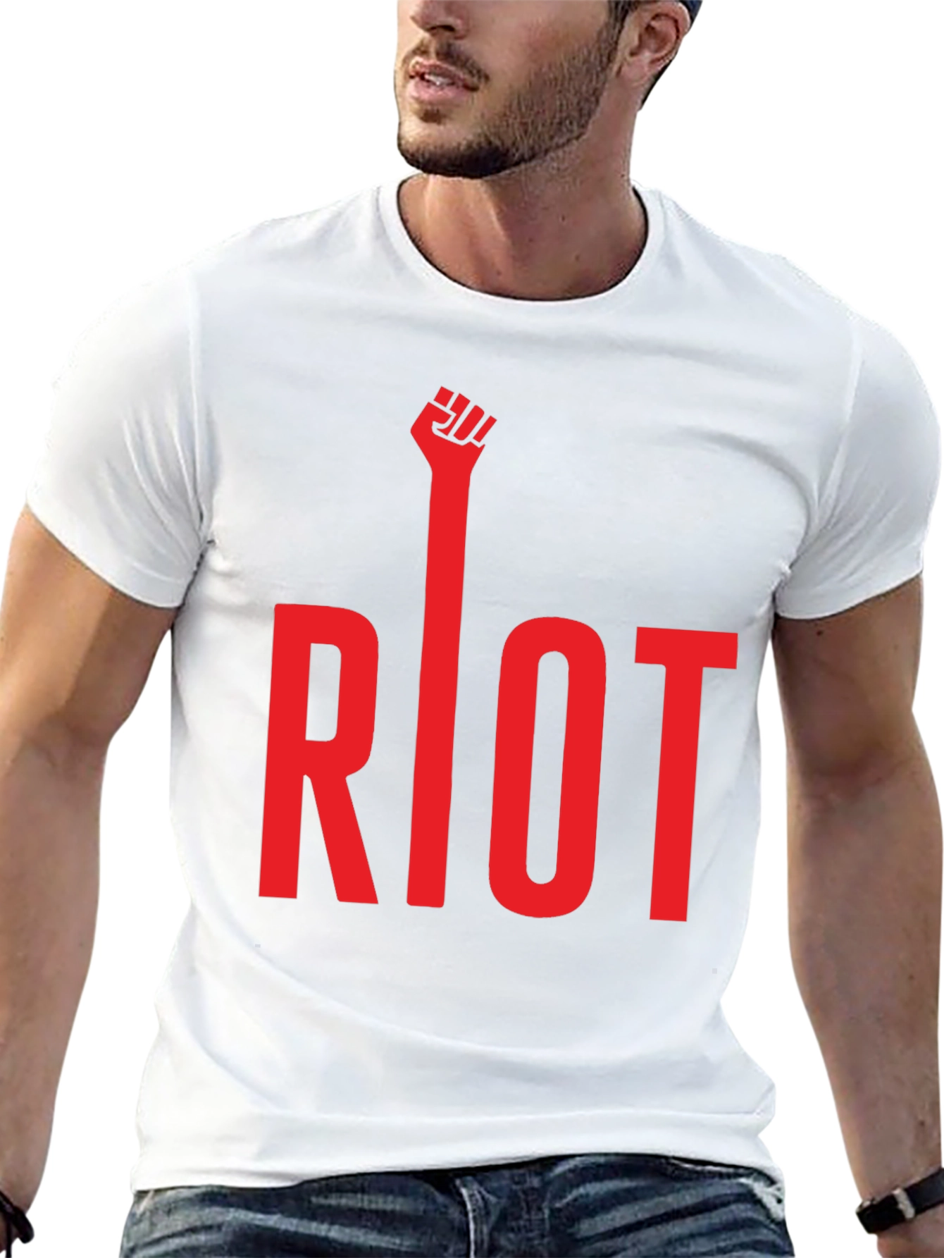 Riot Fist T-Shirt - Bold Statement Tee