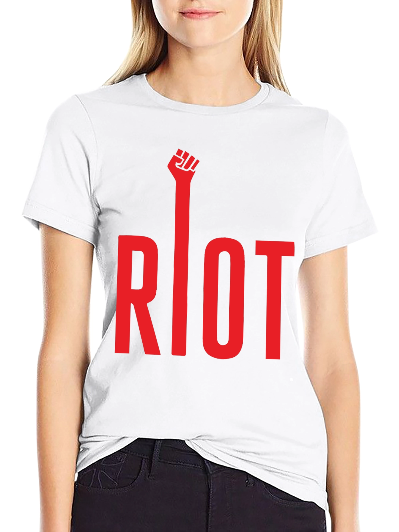 Riot Fist T-Shirt - Bold Statement Tee