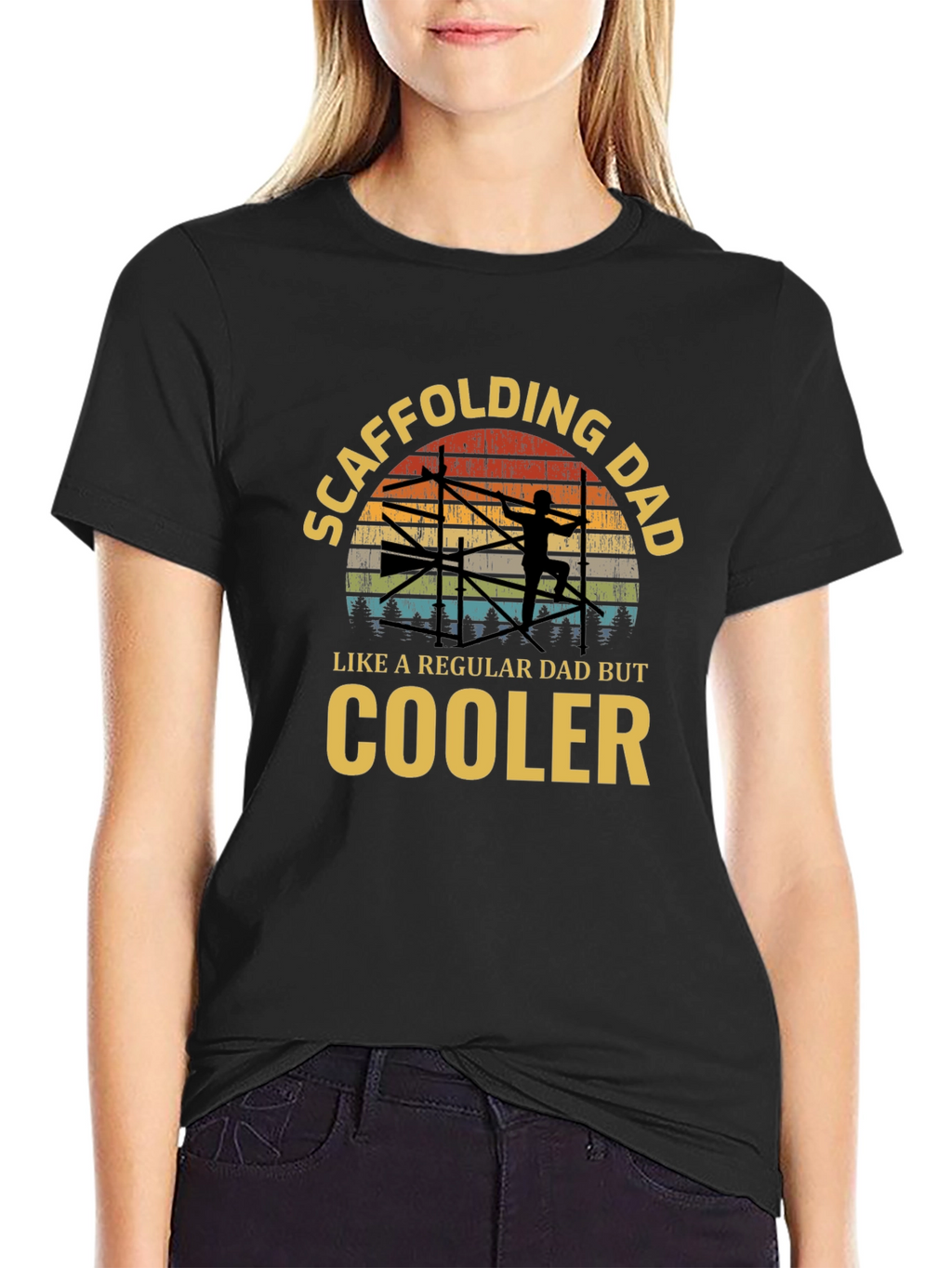 Scaffolding Dad T-Shirt - Cool Dad Edition