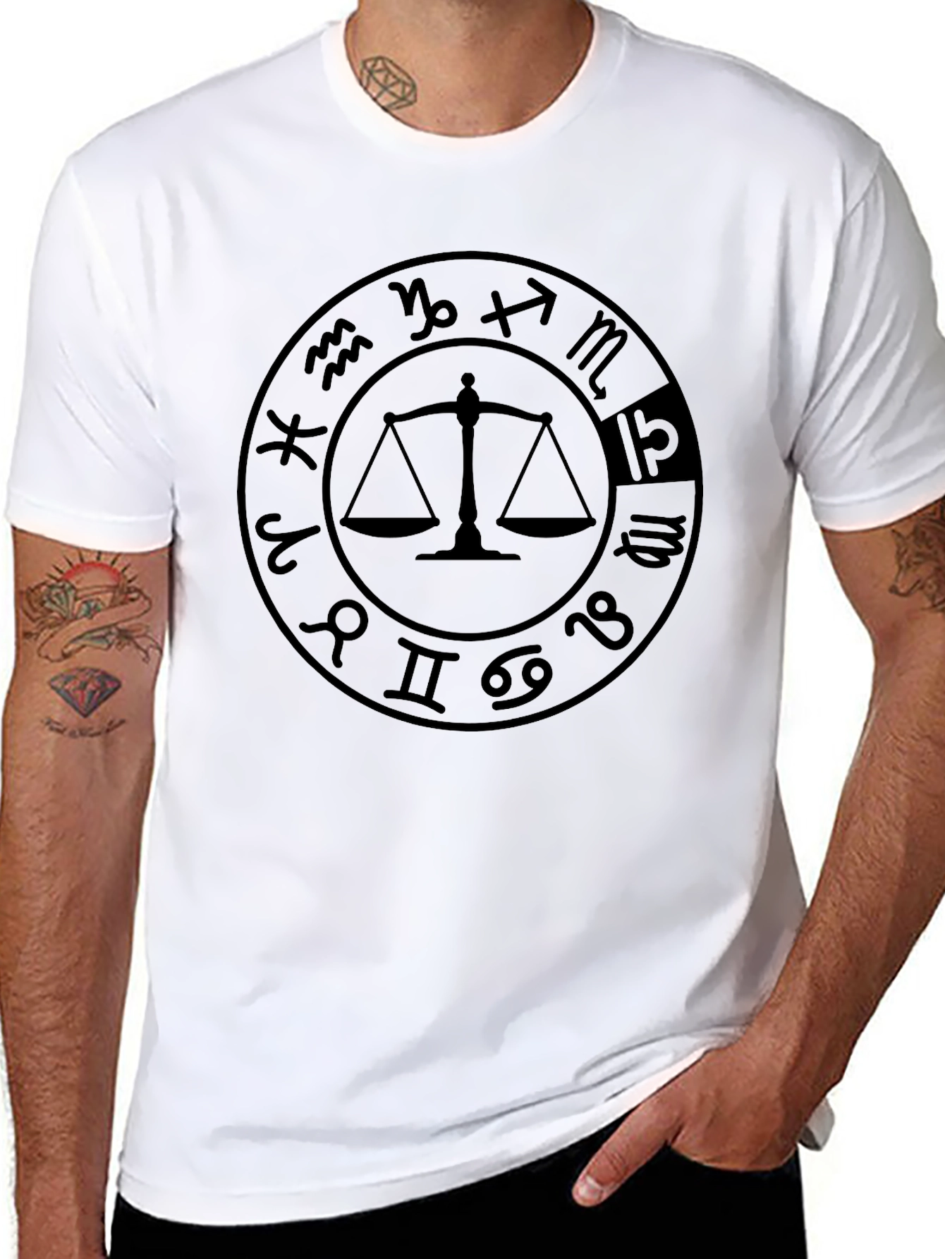 Zodiac Libra T-Shirt - Stylish Astrology Graphic Tee