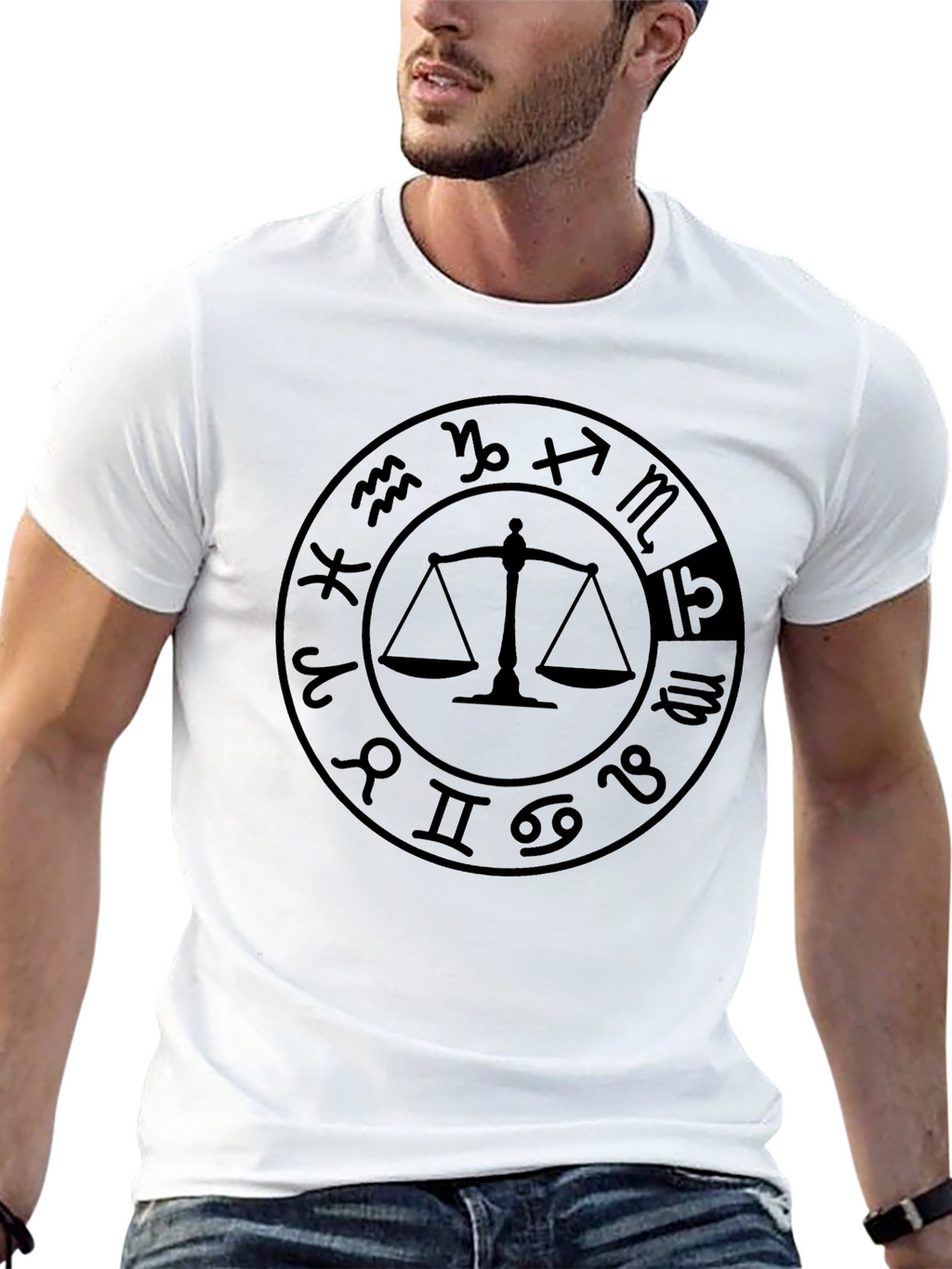 Zodiac Libra T-Shirt - Stylish Astrology Graphic Tee