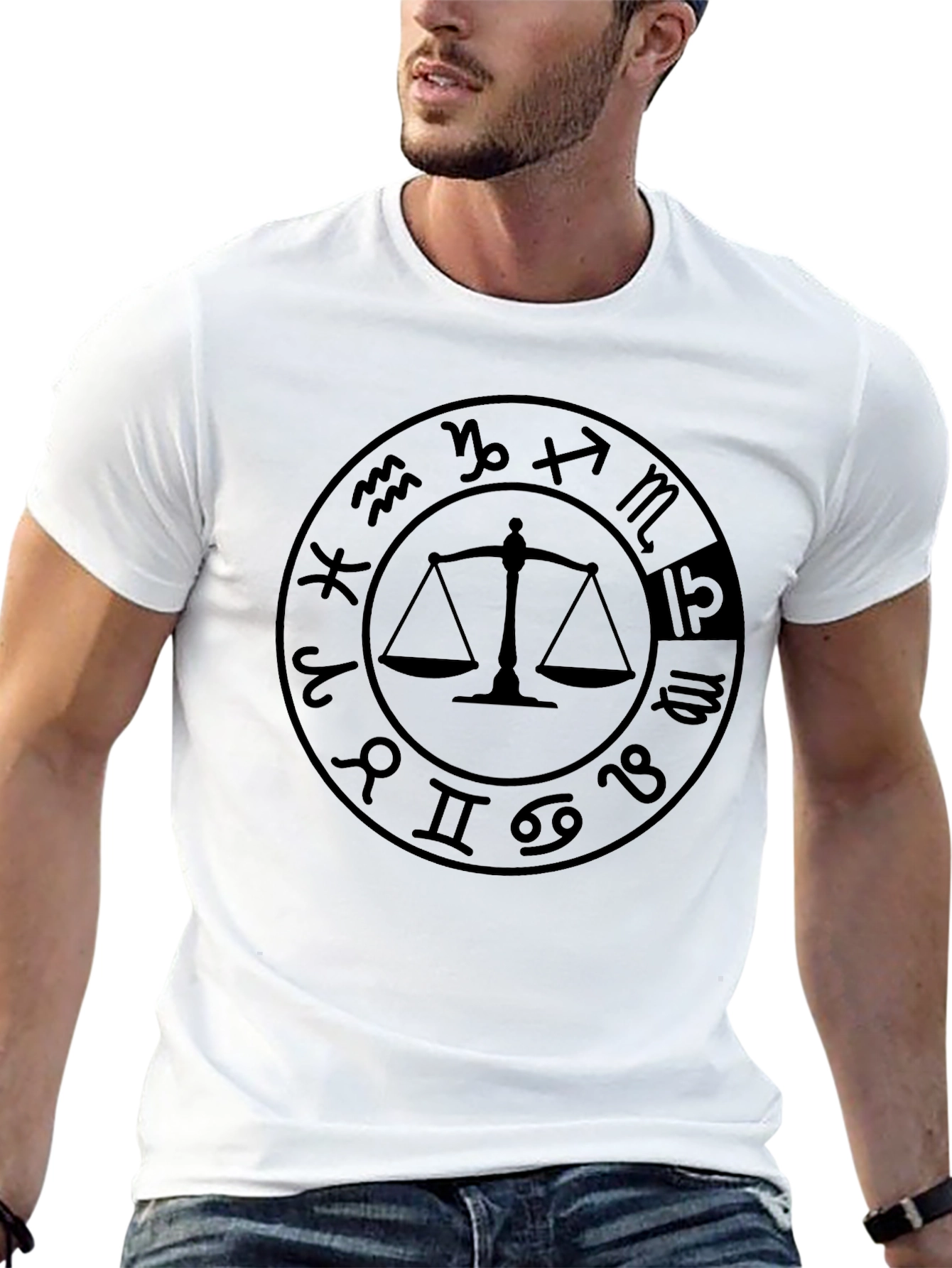 Zodiac Libra T-Shirt - Stylish Astrology Graphic Tee