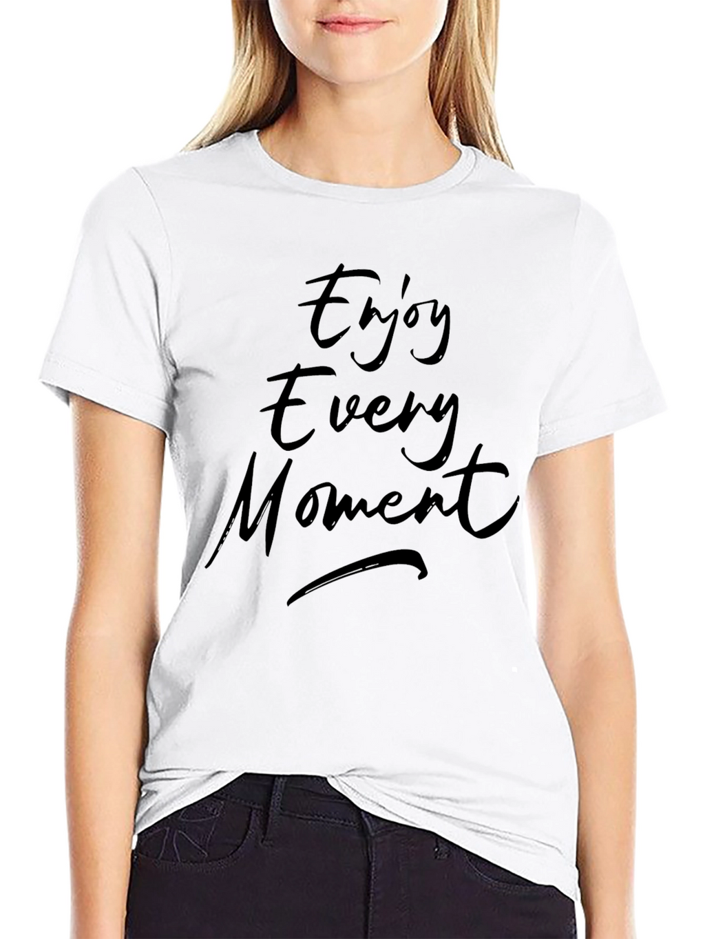 Enjoy Every Moment Black T-Shirt