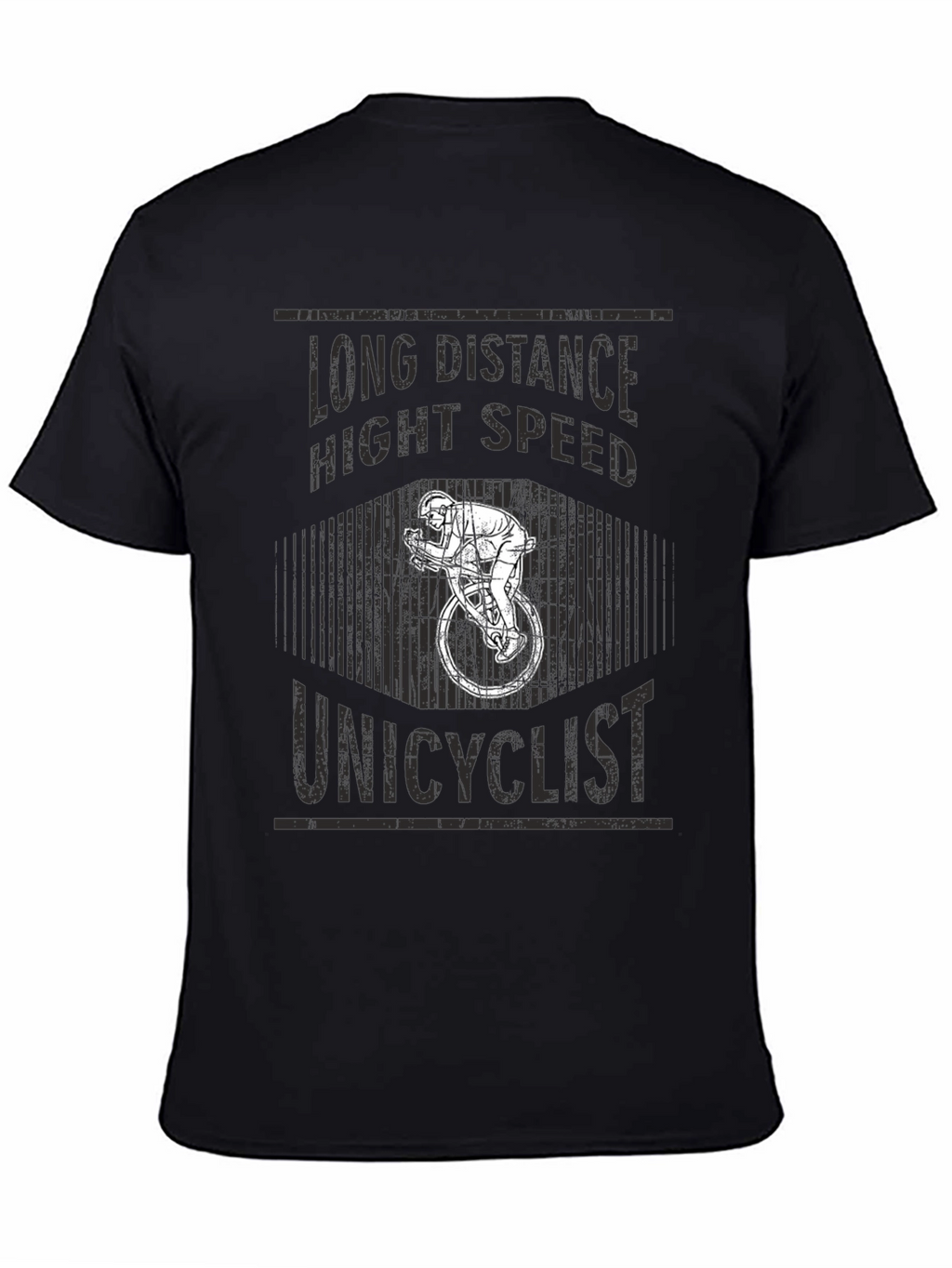 Unicyclist Long Distance High Speed T-Shirt
