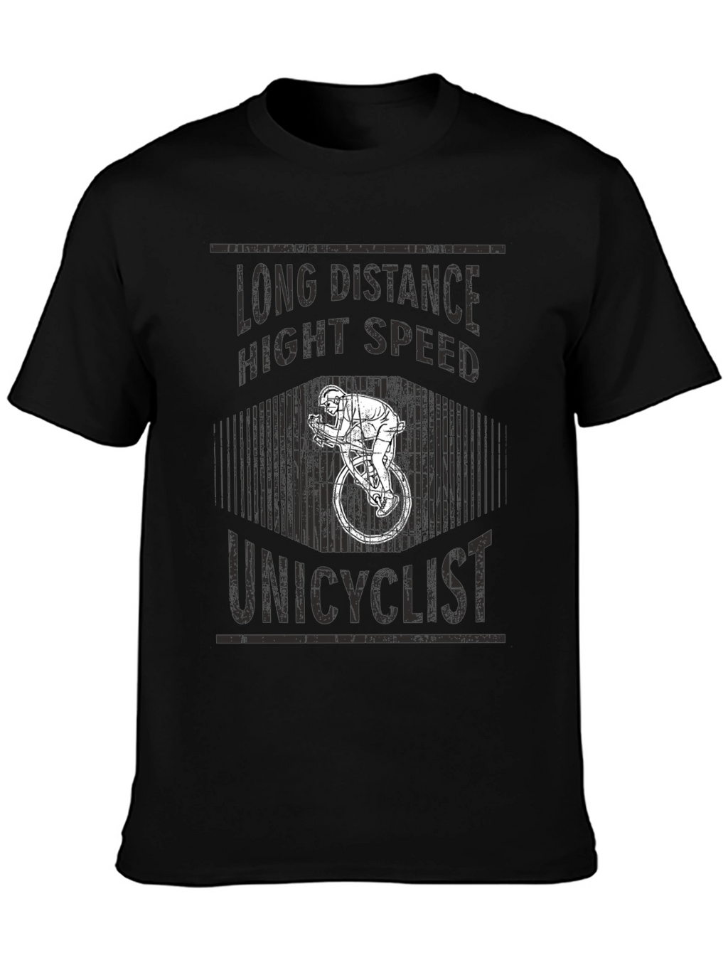 Unicyclist Long Distance High Speed T-Shirt