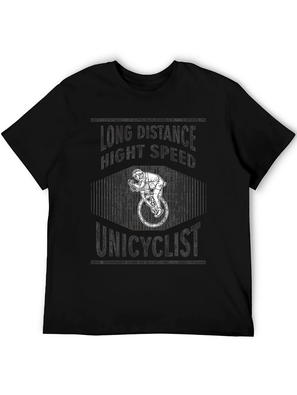 Unicyclist Long Distance High Speed T-Shirt
