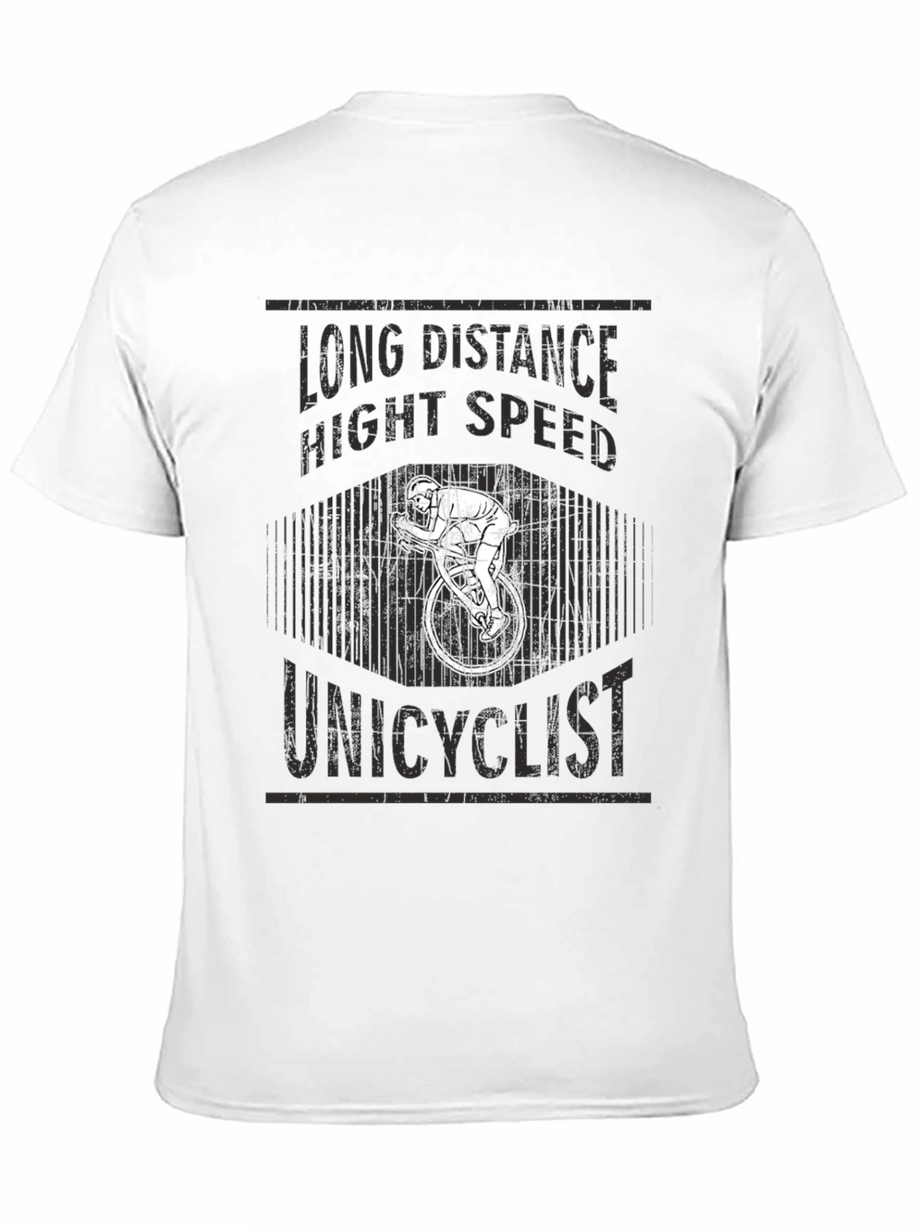 Unicyclist Long Distance High Speed T-Shirt