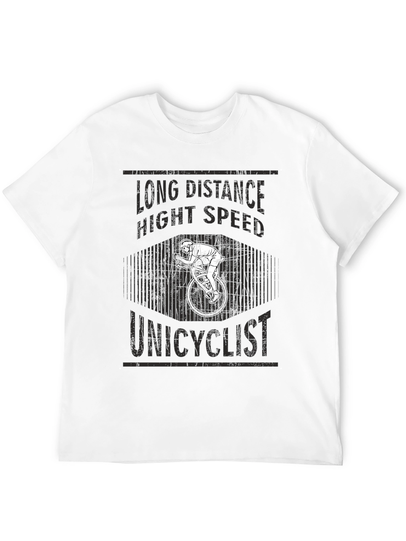 Unicyclist Long Distance High Speed T-Shirt