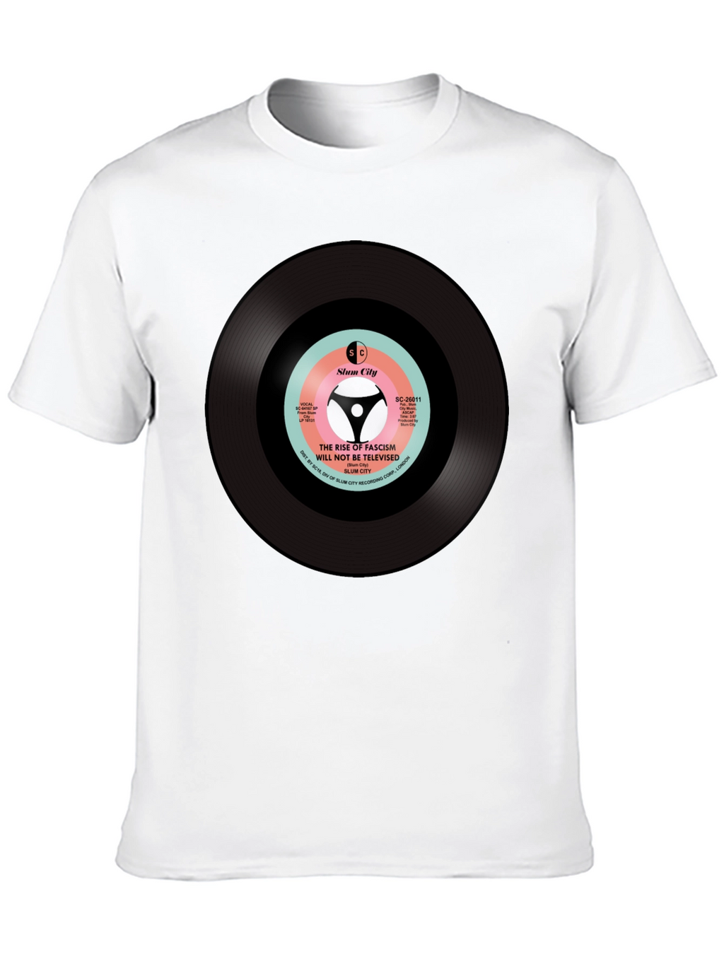 Slum City Rise of Fascism T-Shirt - Black