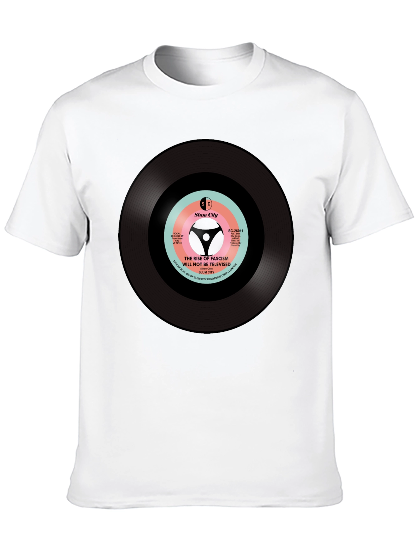 Slum City Rise of Fascism T-Shirt - Black