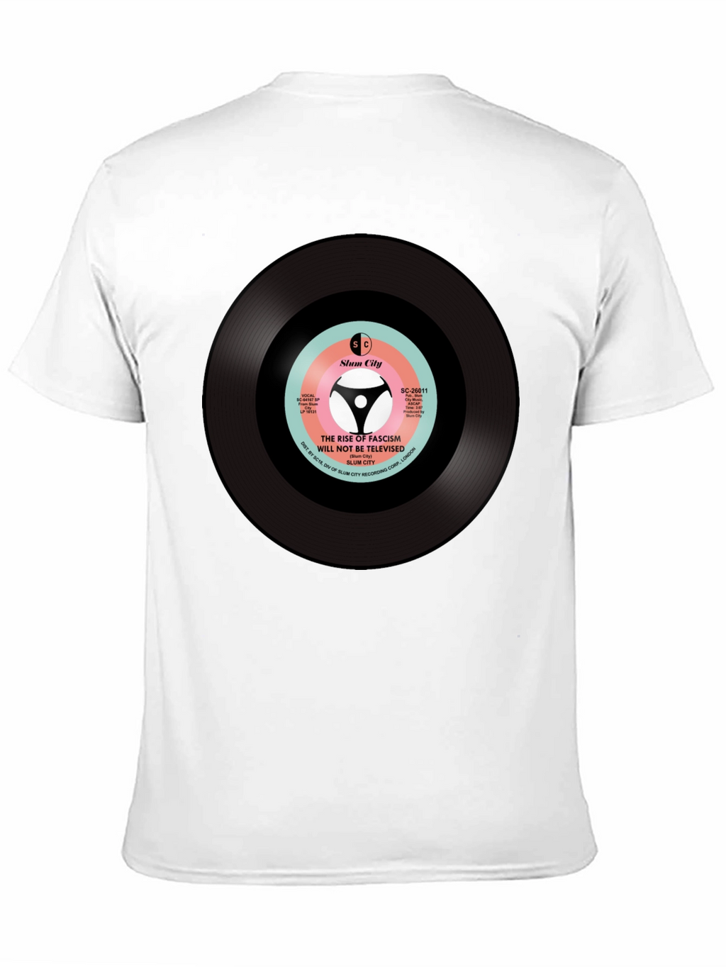 Slum City Rise of Fascism T-Shirt - Black