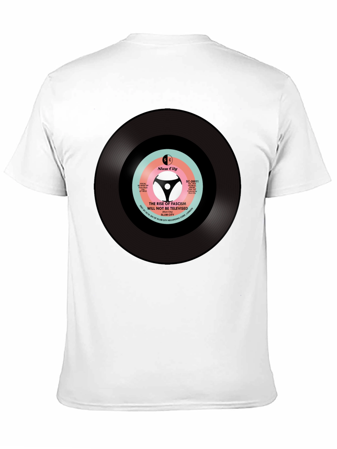 Slum City Rise of Fascism T-Shirt - Black