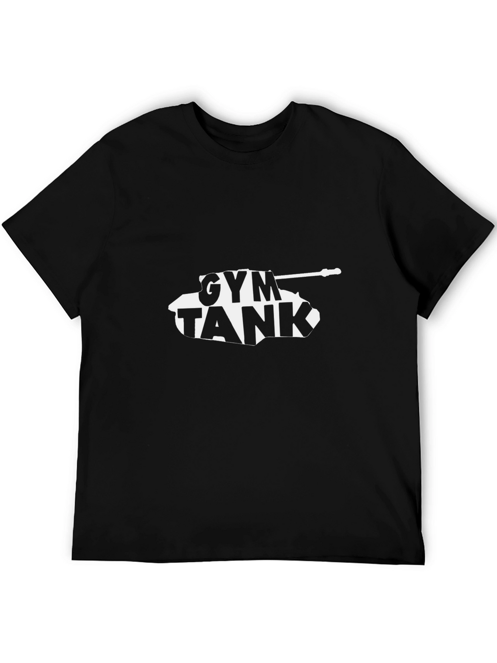 Gym Tank T-Shirt - Black Graphic Tee