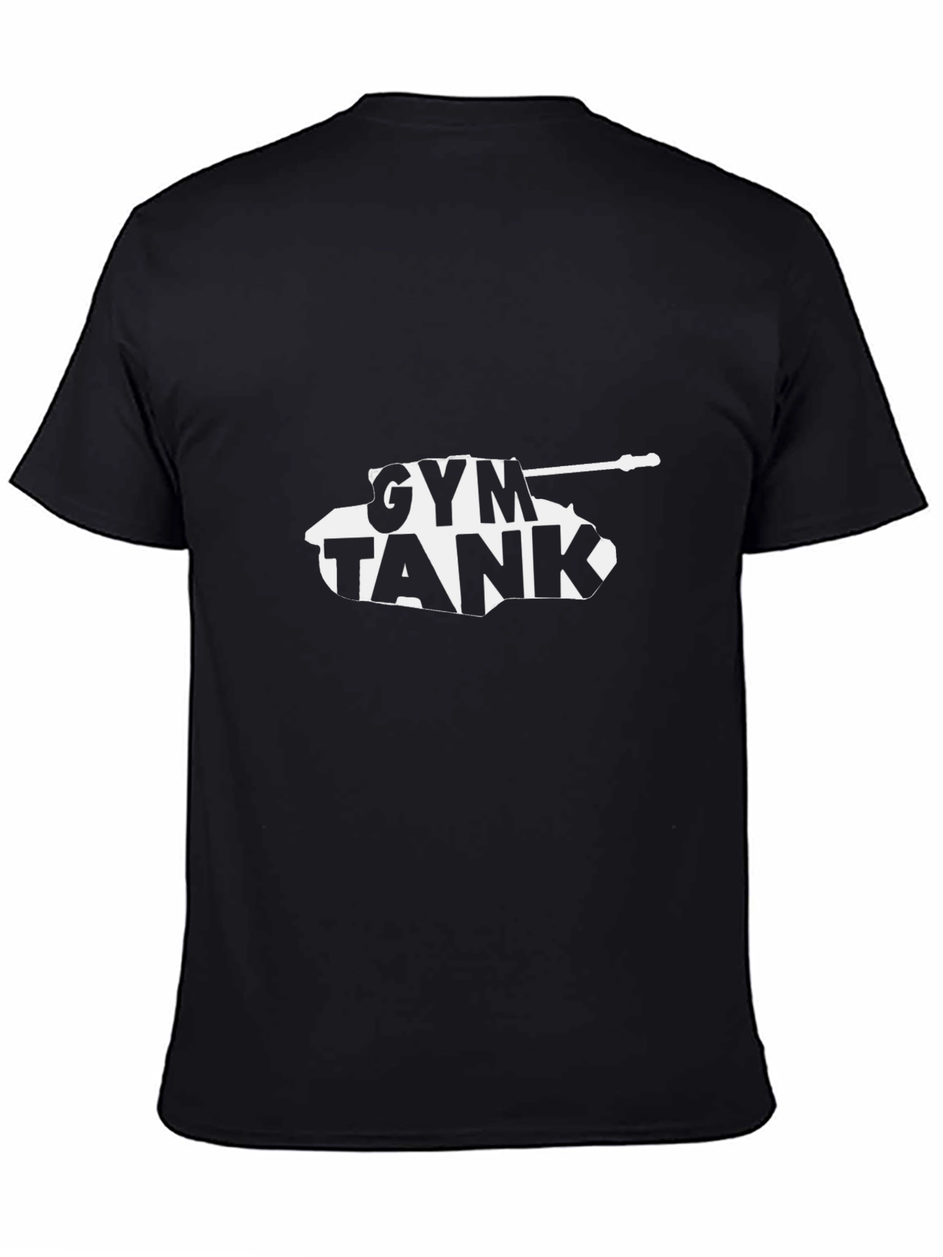 Gym Tank T-Shirt - Black Graphic Tee