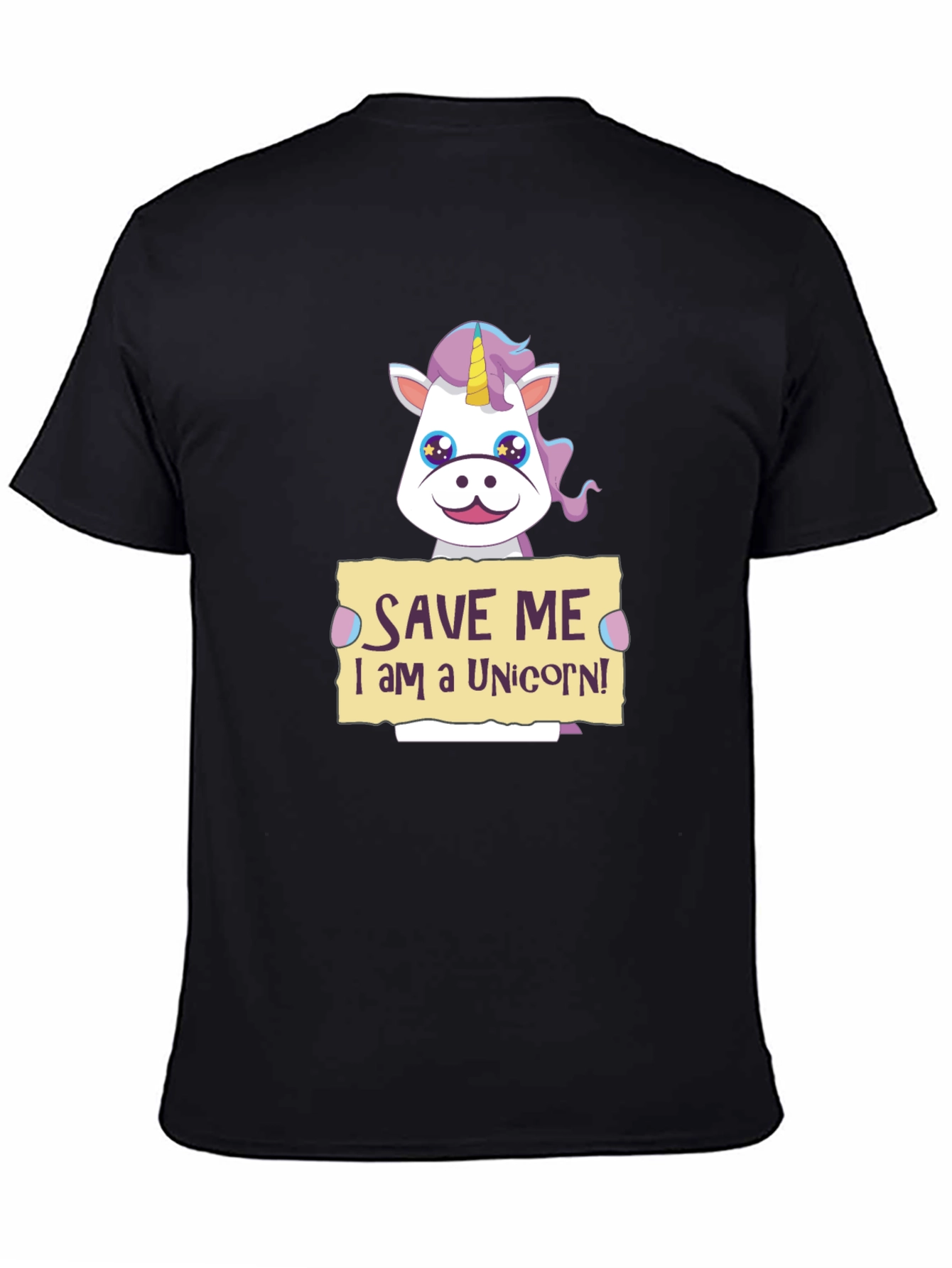 Save Me Unicorn T-Shirt - Novelty Graphic Tee