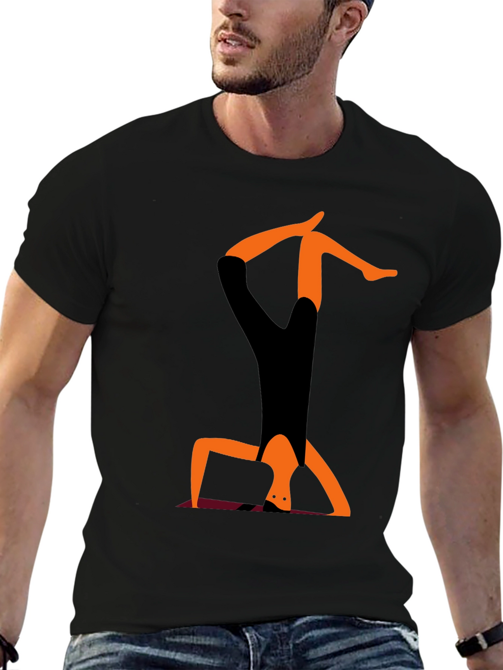 Yoga Pose Graphic T-Shirt - Unisex Tee