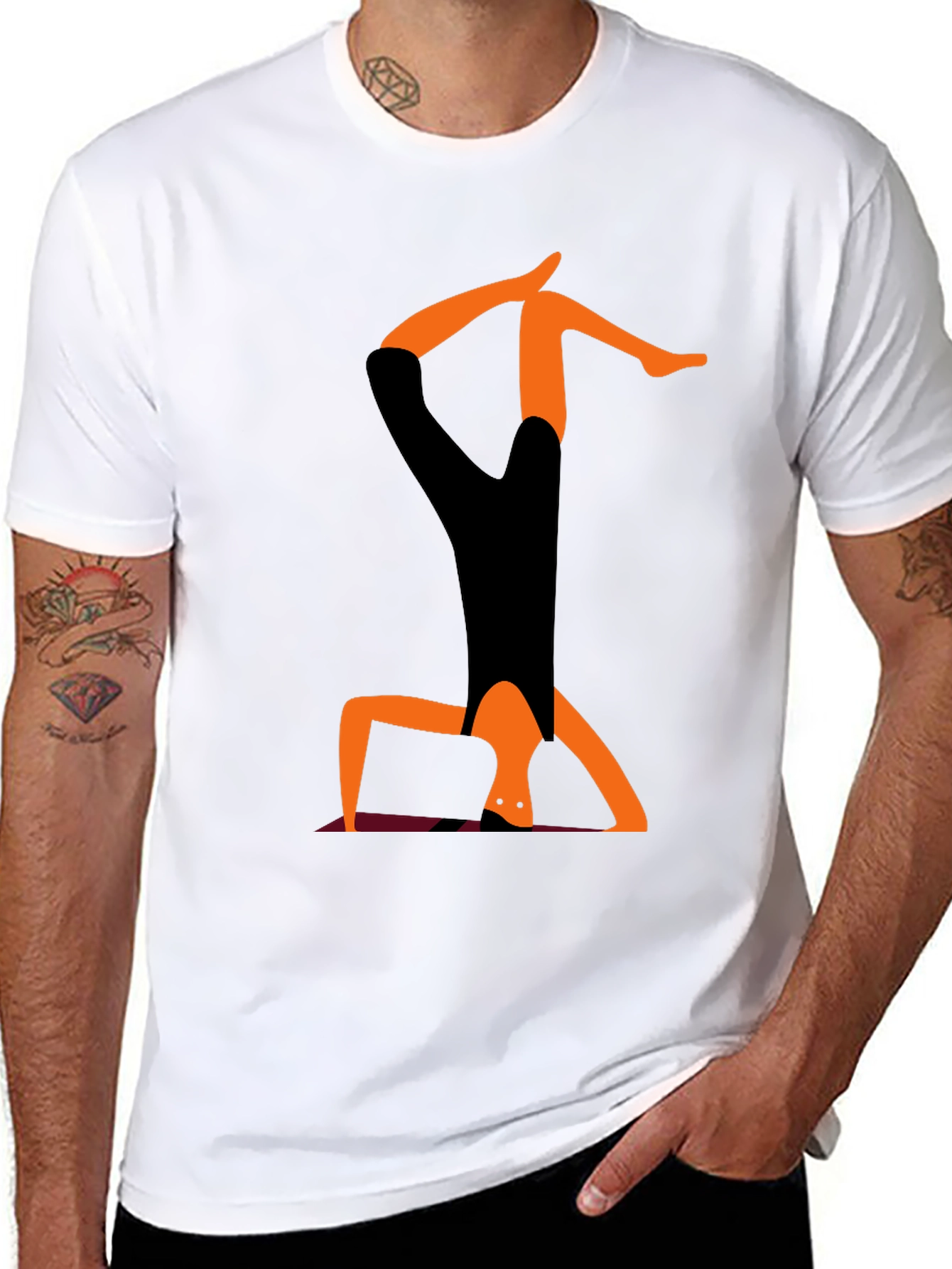 Yoga Pose Graphic T-Shirt - Unisex Tee