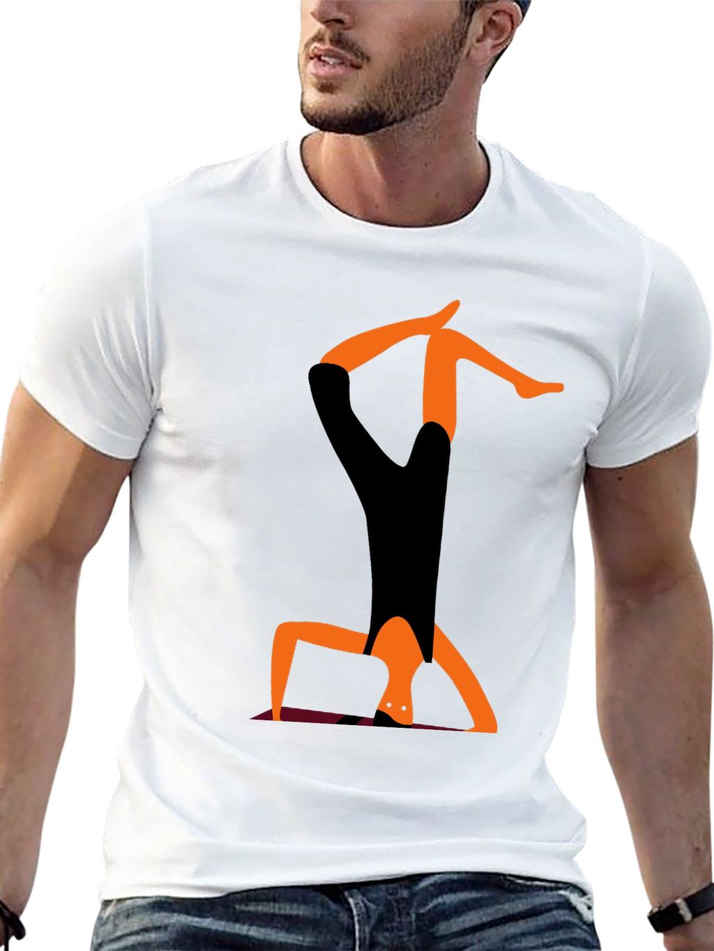 Yoga Pose Graphic T-Shirt - Unisex Tee