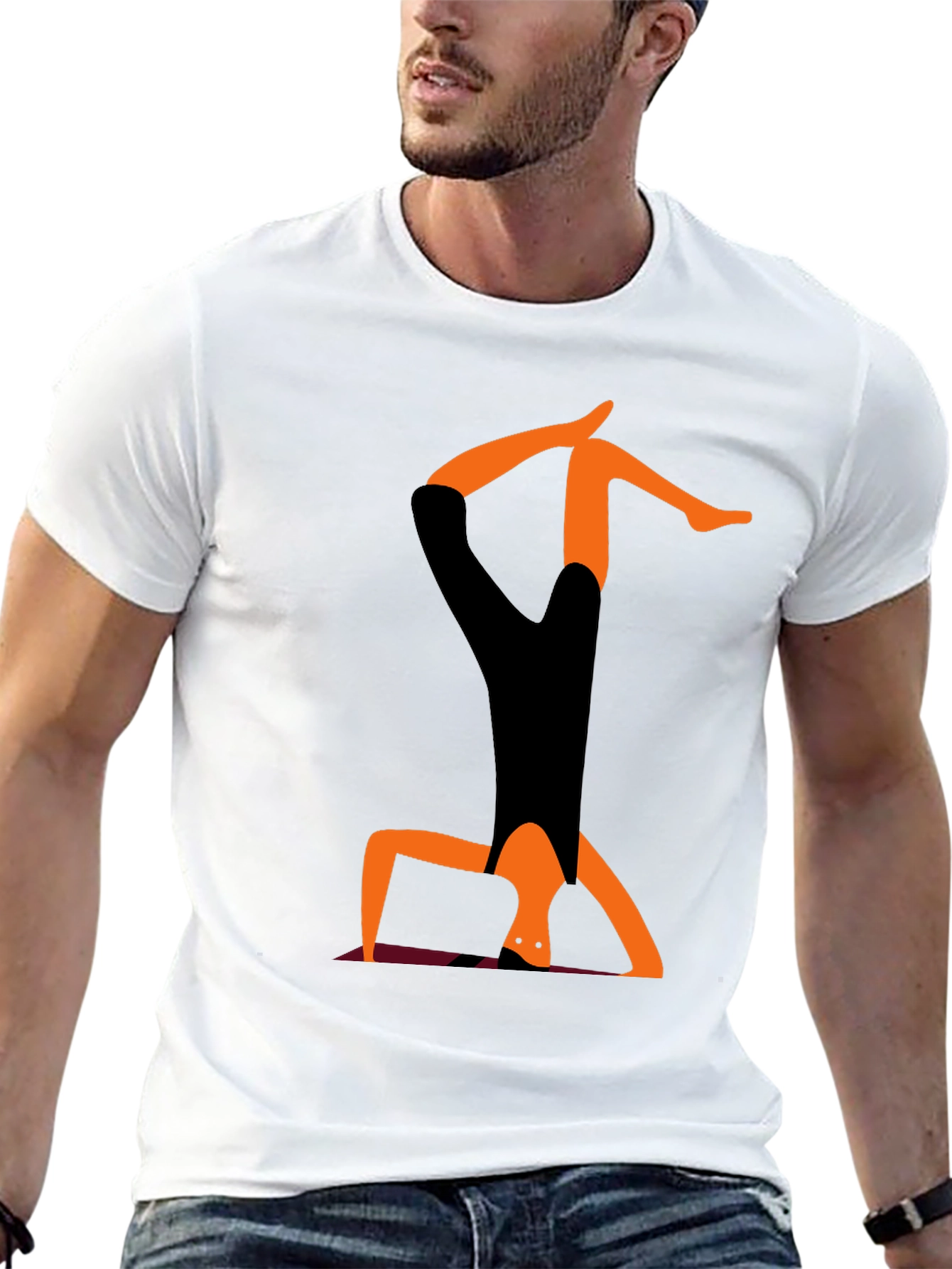 Yoga Pose Graphic T-Shirt - Unisex Tee