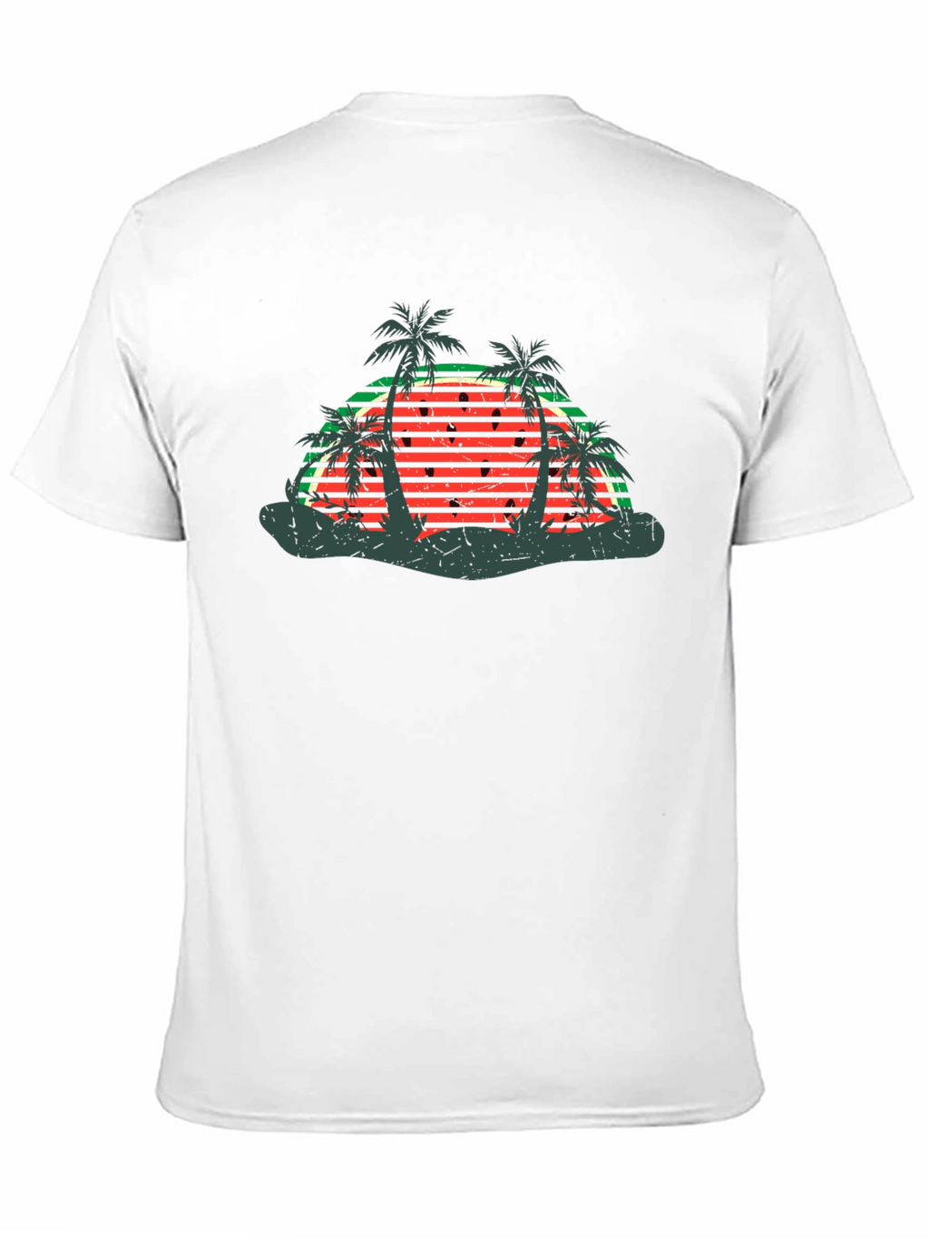 Retro Watermelon Palm Tree T-Shirt