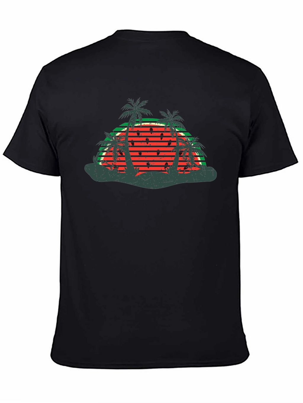 Retro Watermelon Palm Tree T-Shirt