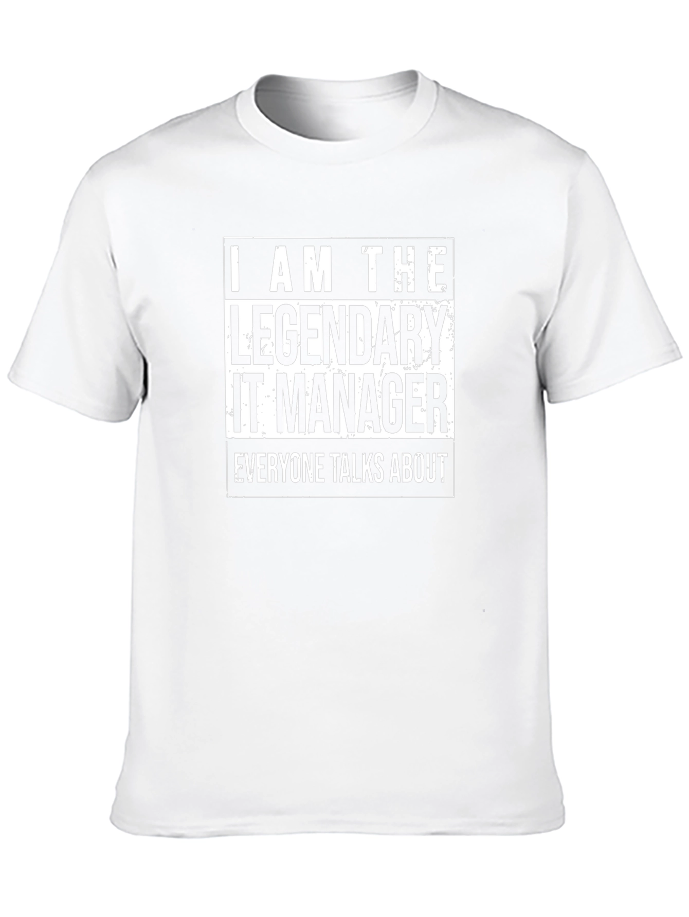 Legendary IT Manager Black T-Shirt
