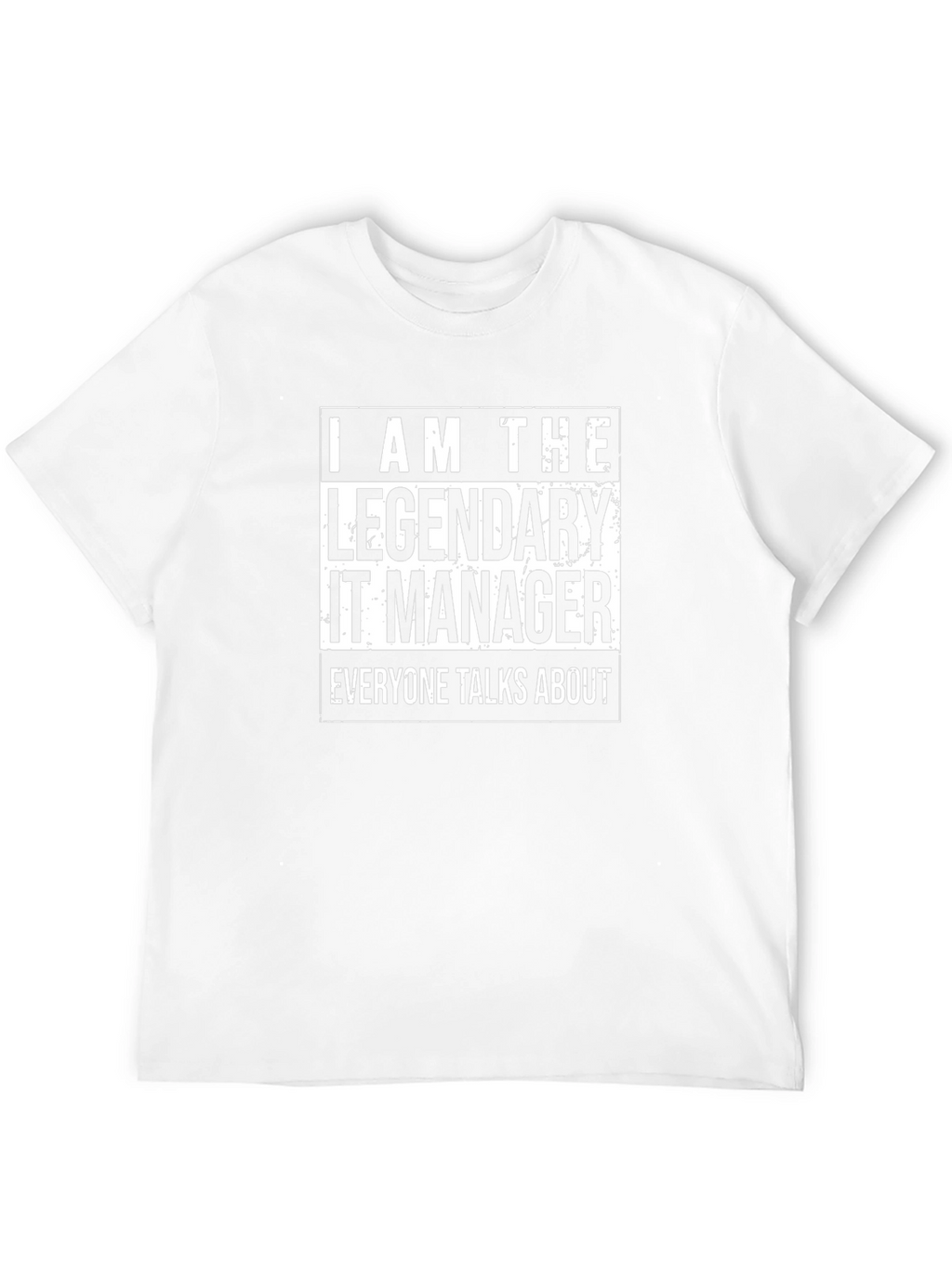 Legendary IT Manager Black T-Shirt