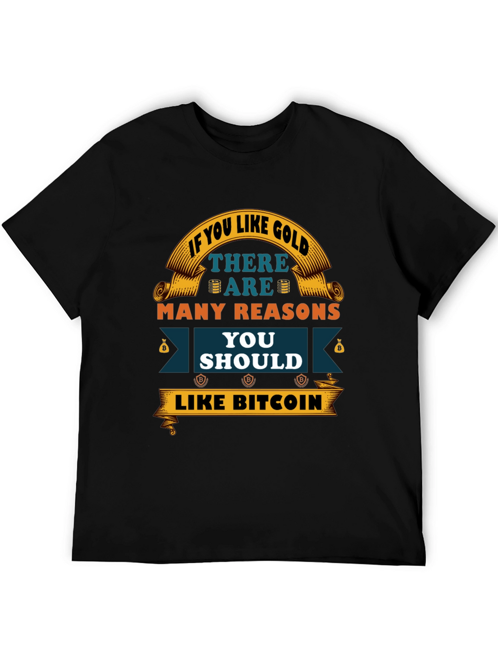 Bitcoin Gold T-Shirt Crypto Investor Tee