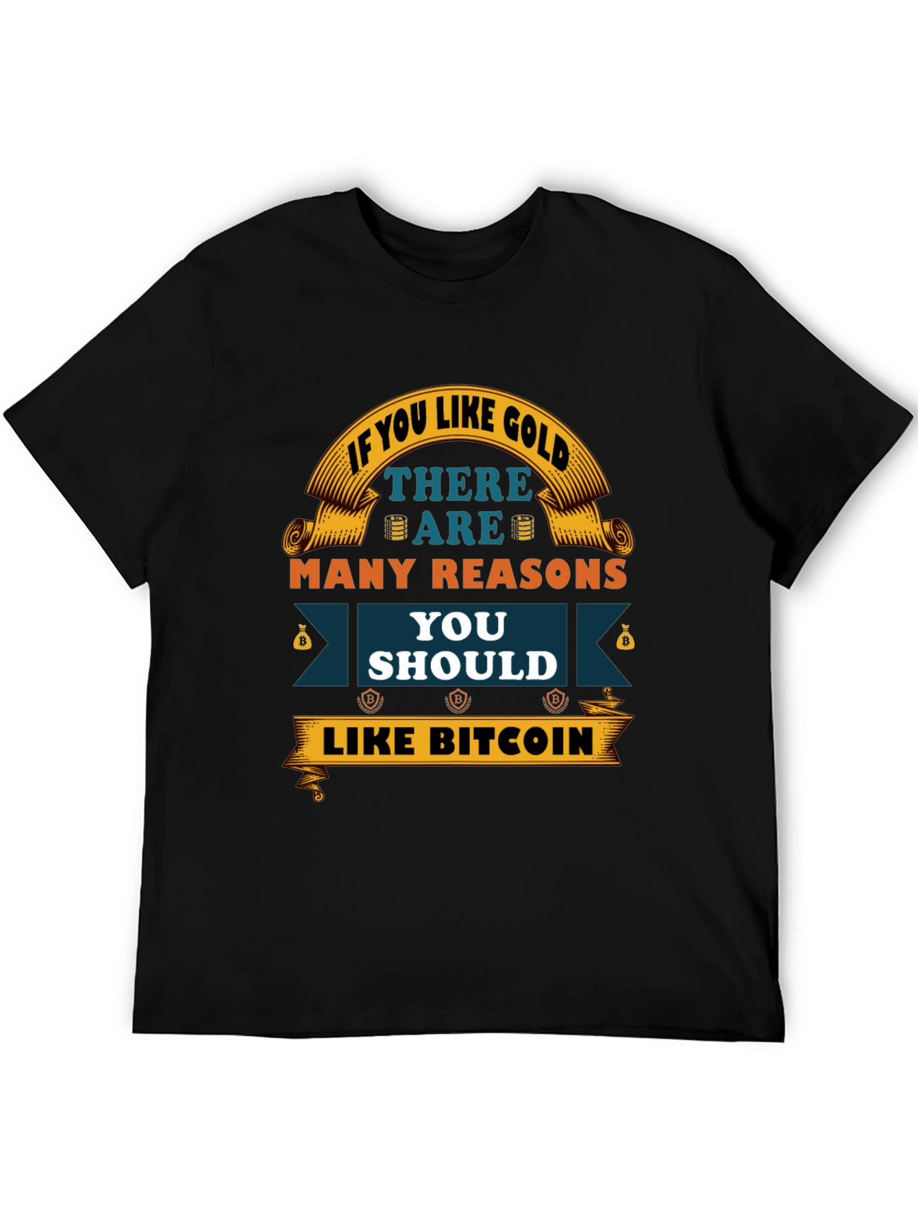 Bitcoin Gold T-Shirt Crypto Investor Tee