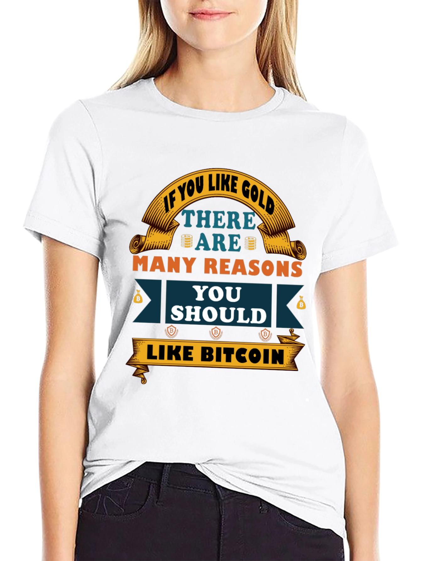Bitcoin Gold T-Shirt Crypto Investor Tee