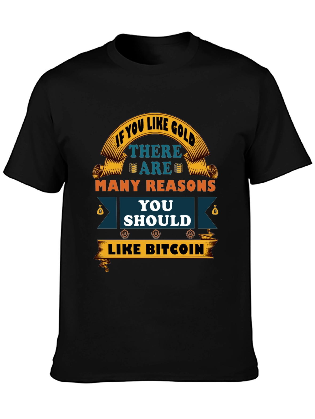 Bitcoin Gold T-Shirt Crypto Investor Tee
