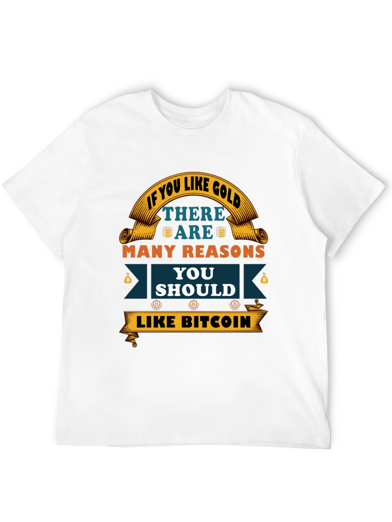 Bitcoin Gold T-Shirt Crypto Investor Tee