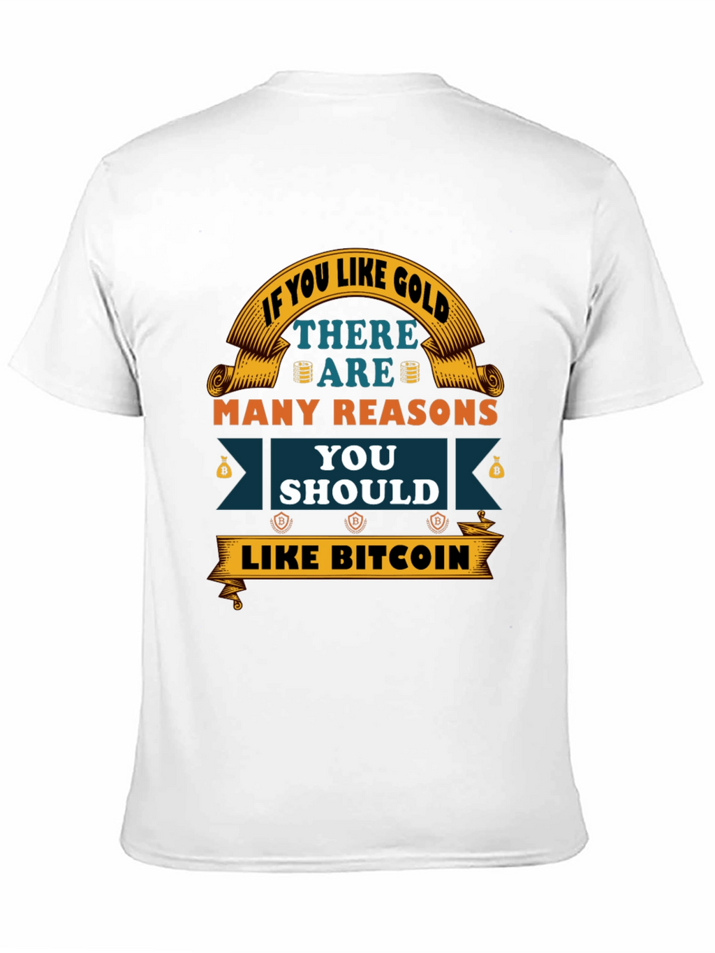 Bitcoin Gold T-Shirt Crypto Investor Tee