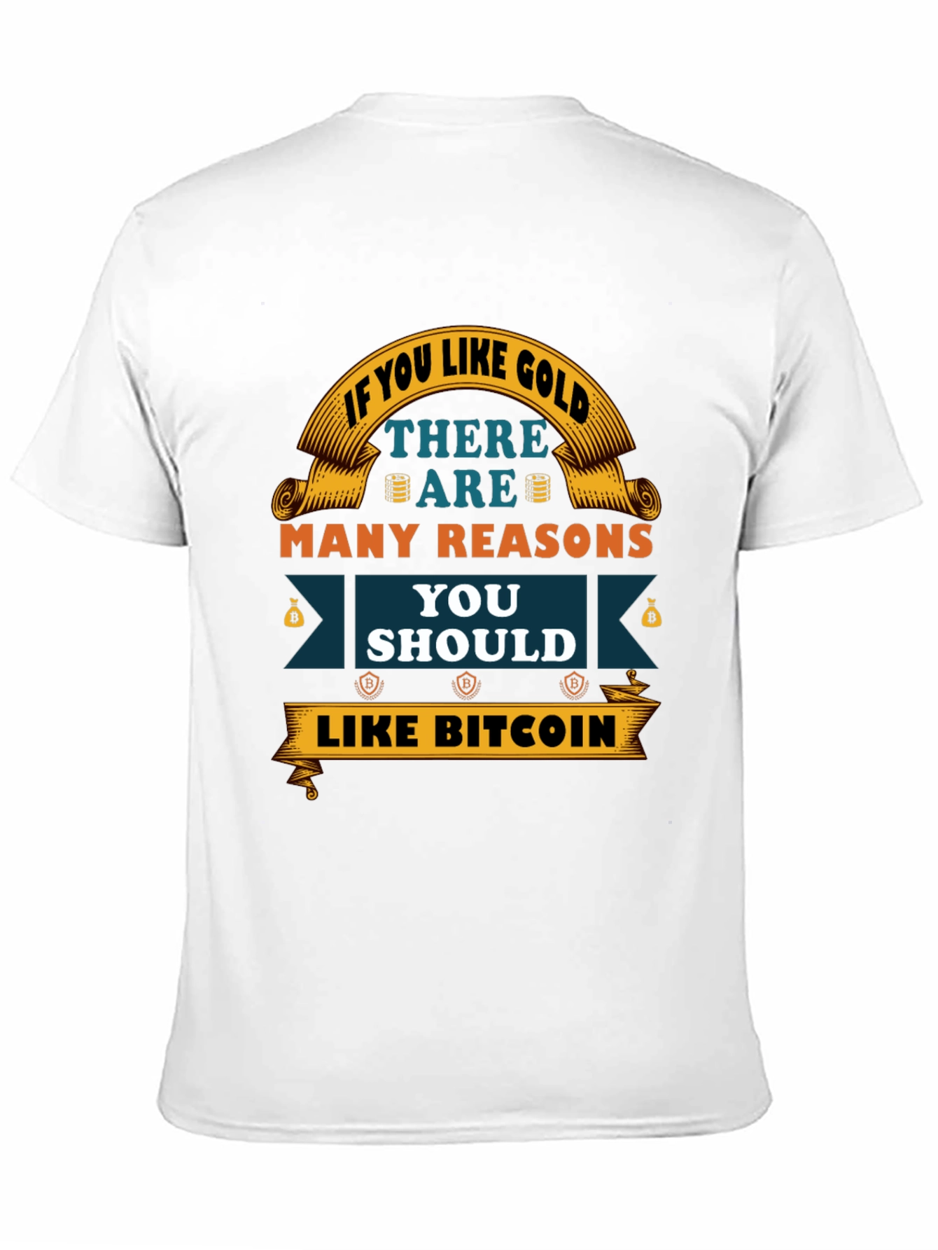 Bitcoin Gold T-Shirt Crypto Investor Tee