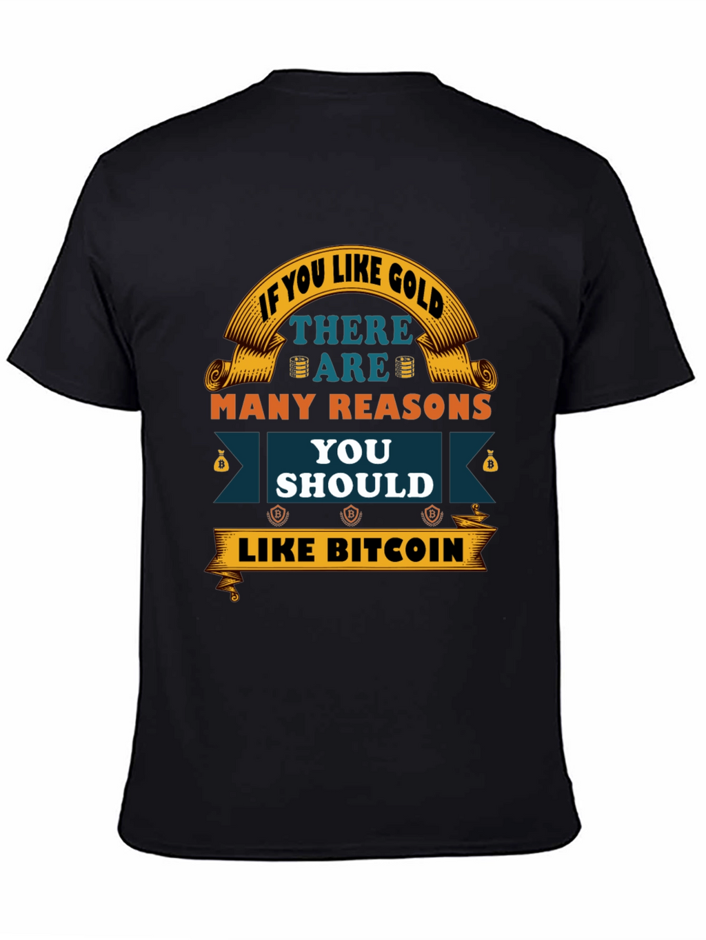 Bitcoin Gold T-Shirt Crypto Investor Tee