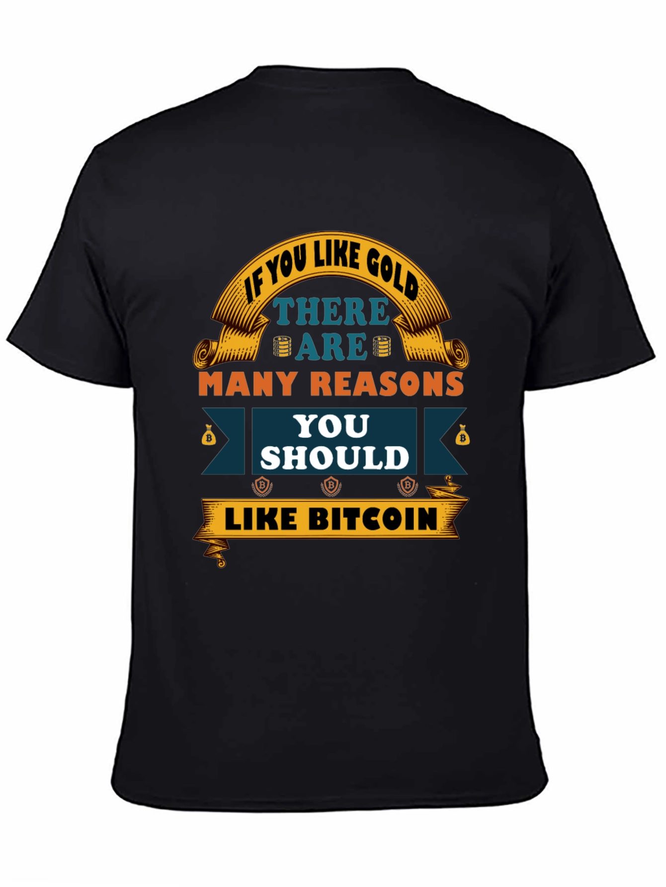 Bitcoin Gold T-Shirt Crypto Investor Tee